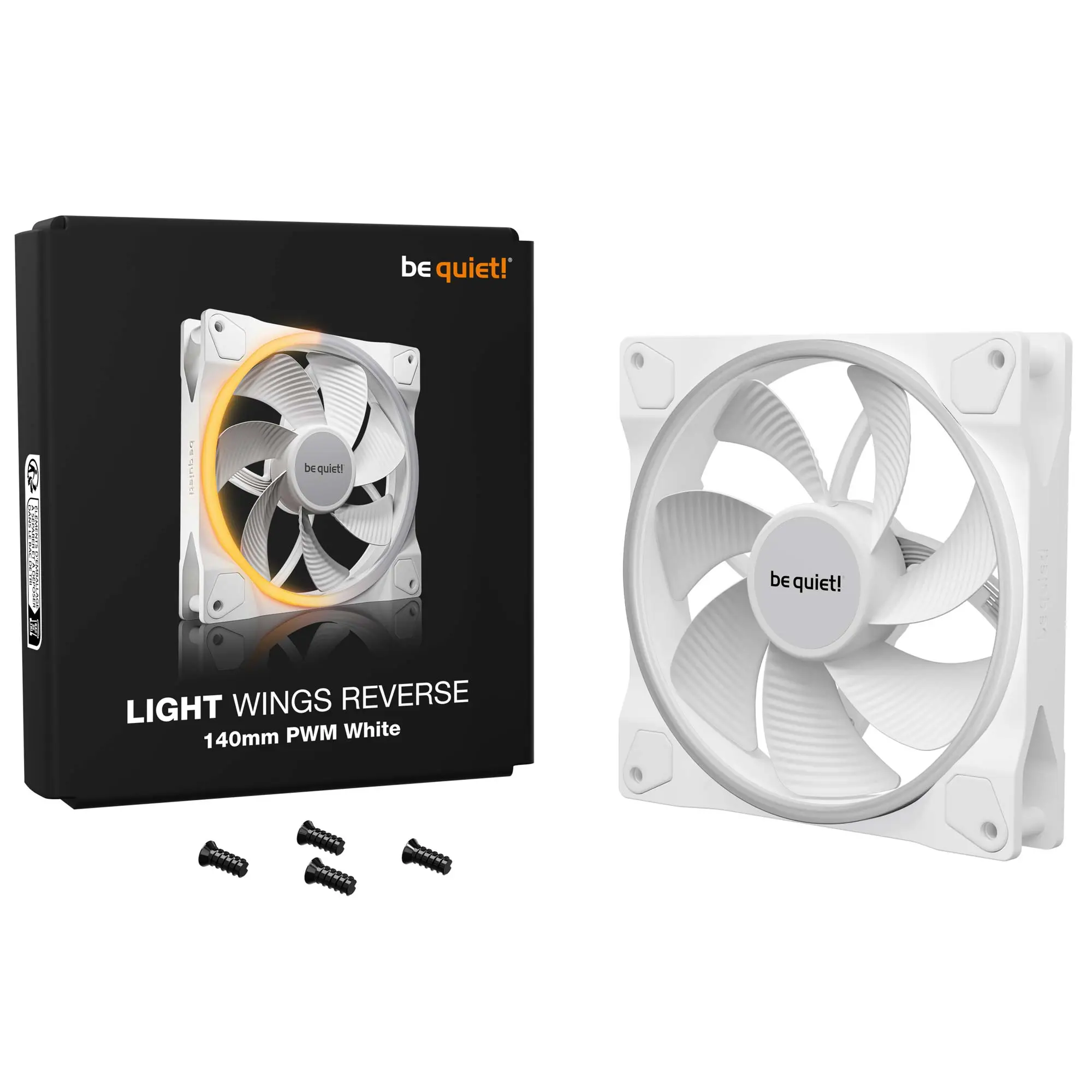 be quiet! Light Wings Reverse ARGB Fan - 140mm - Bianco - immagine 4