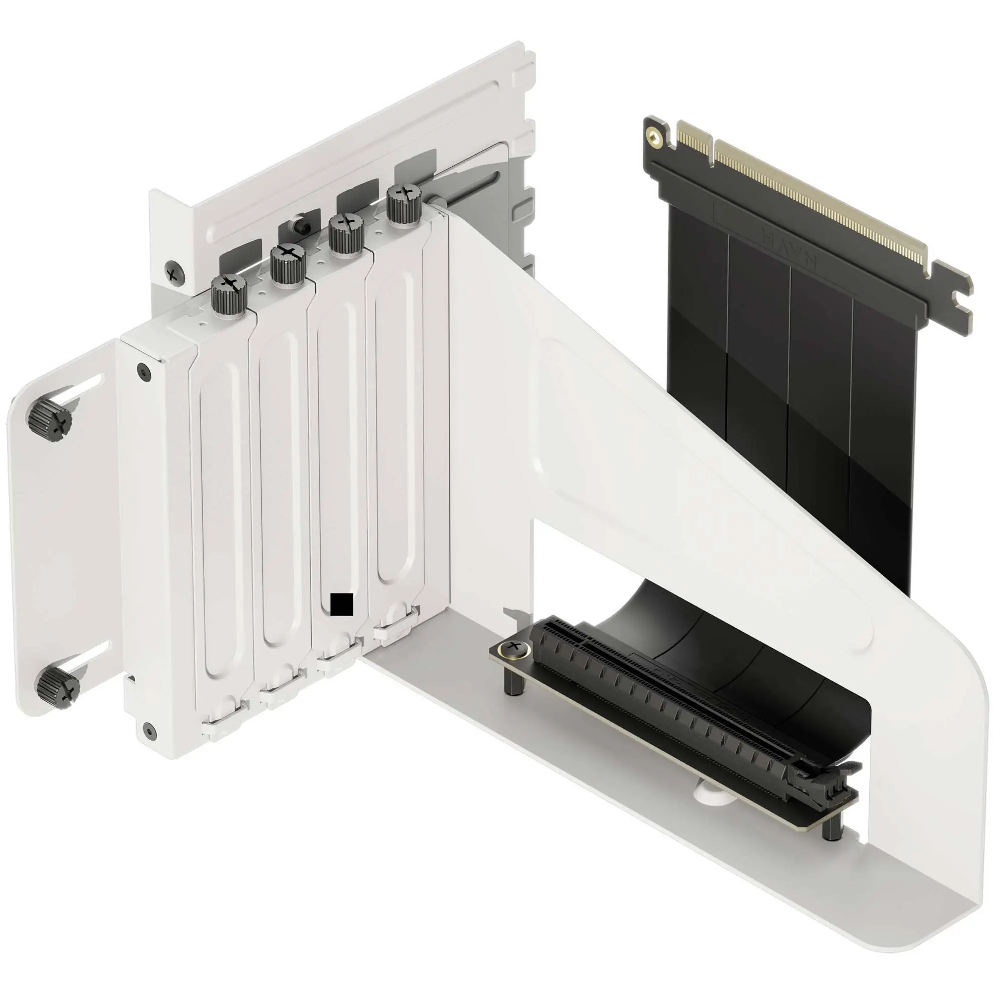 HAVN HS 420 Kit GPU Verticale + Riser Card - Bianco