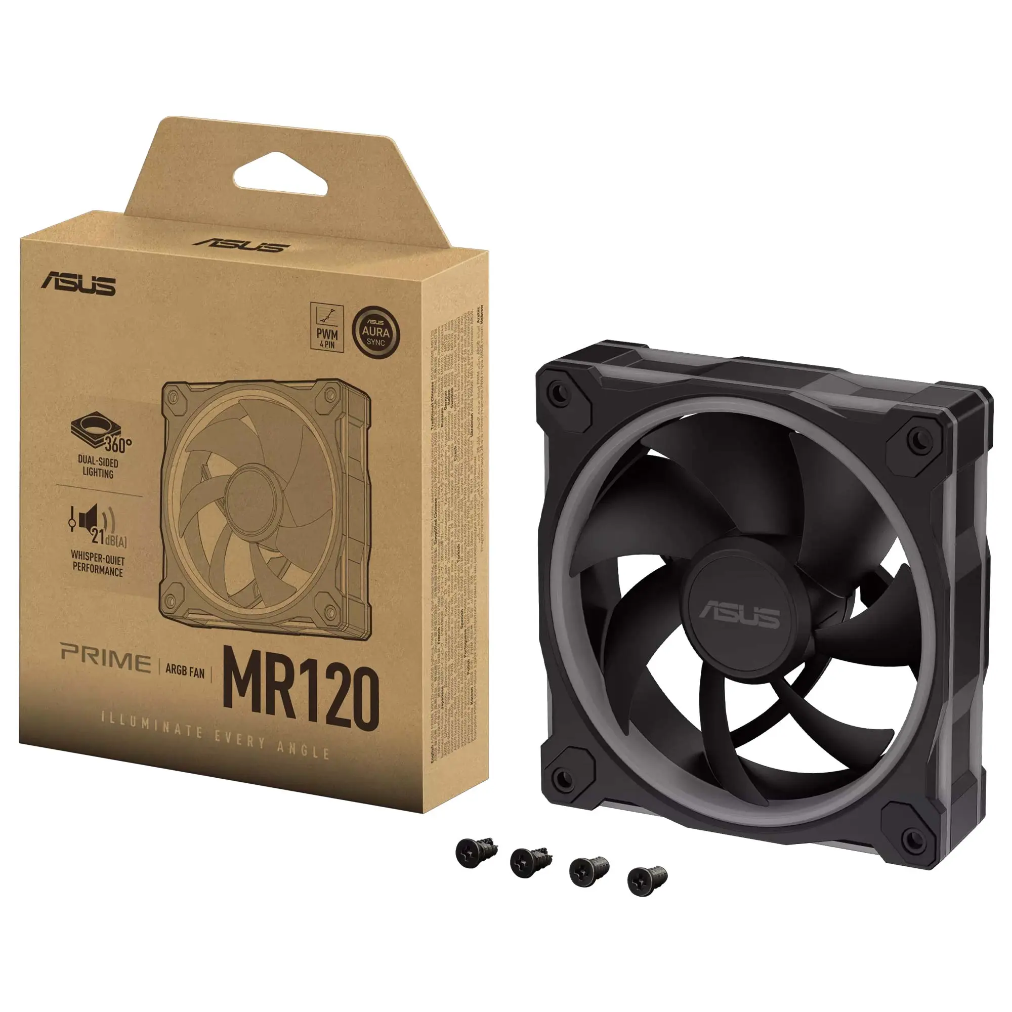 Asus Prime MR120 Fan ARGB - Nero - immagine 5