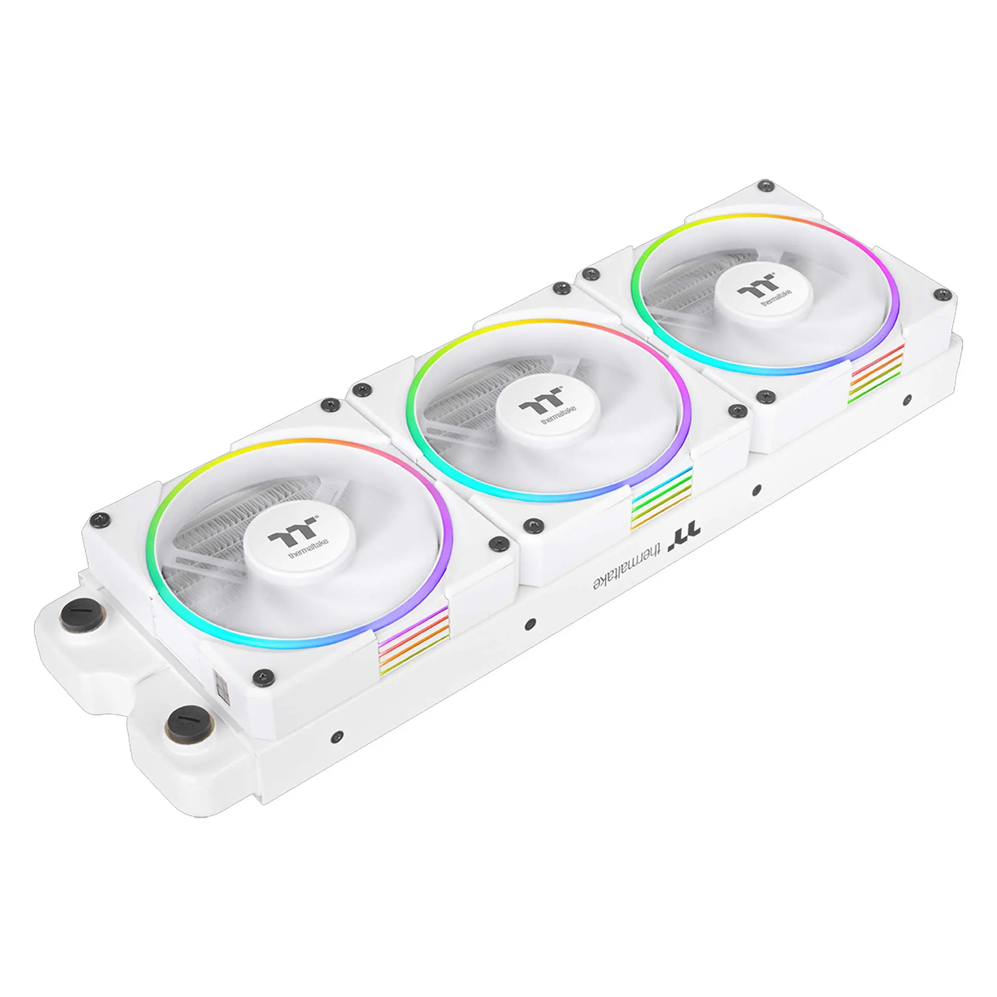 Thermaltake TS140 EX ARGB Sync PC Cooling Fan, 140mm, Bianco - Kit 3 Pezzi - immagine 4