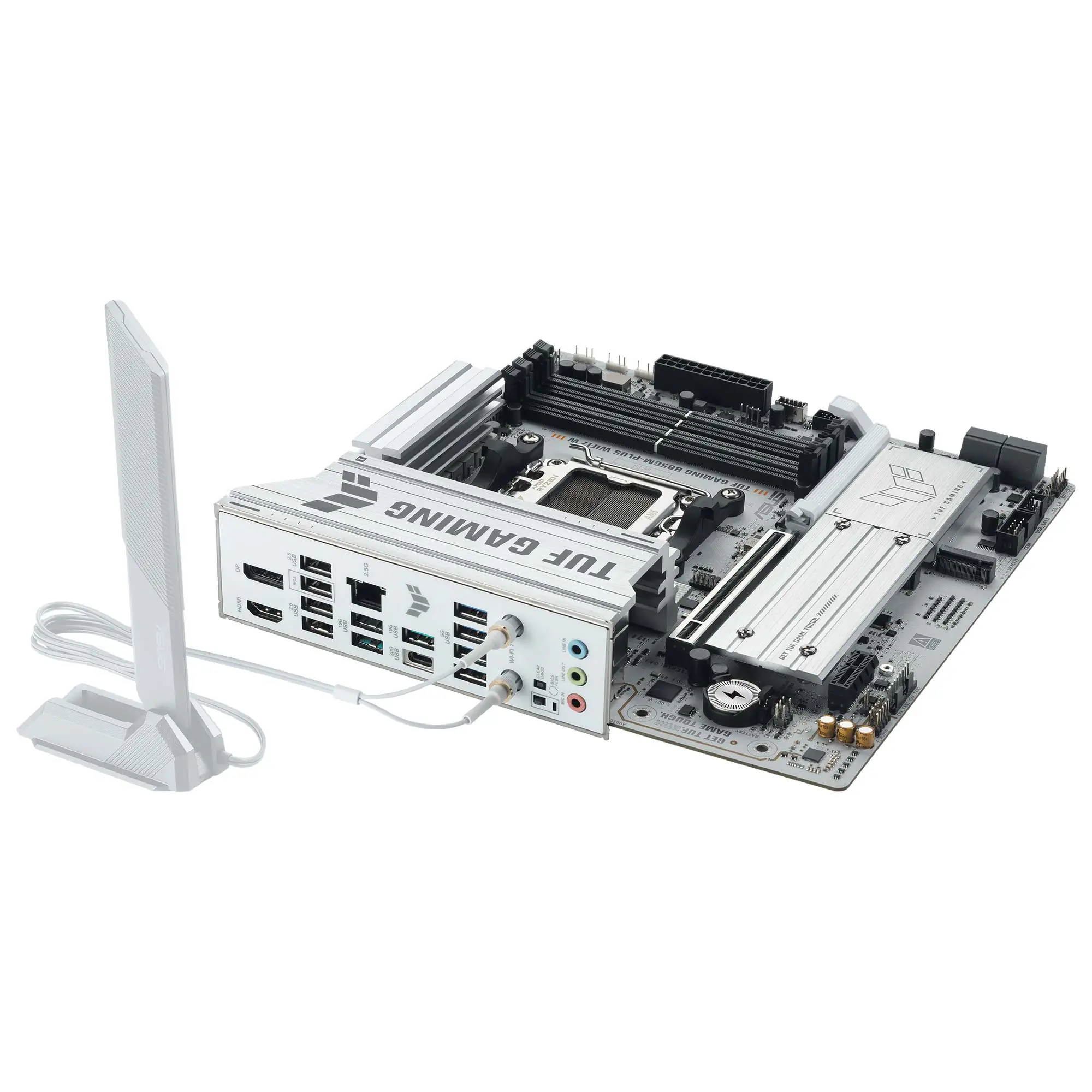 Asus TUF Gaming B850M-PLUS WiFi 7 White - Socket AM5, DDR5 - immagine 5