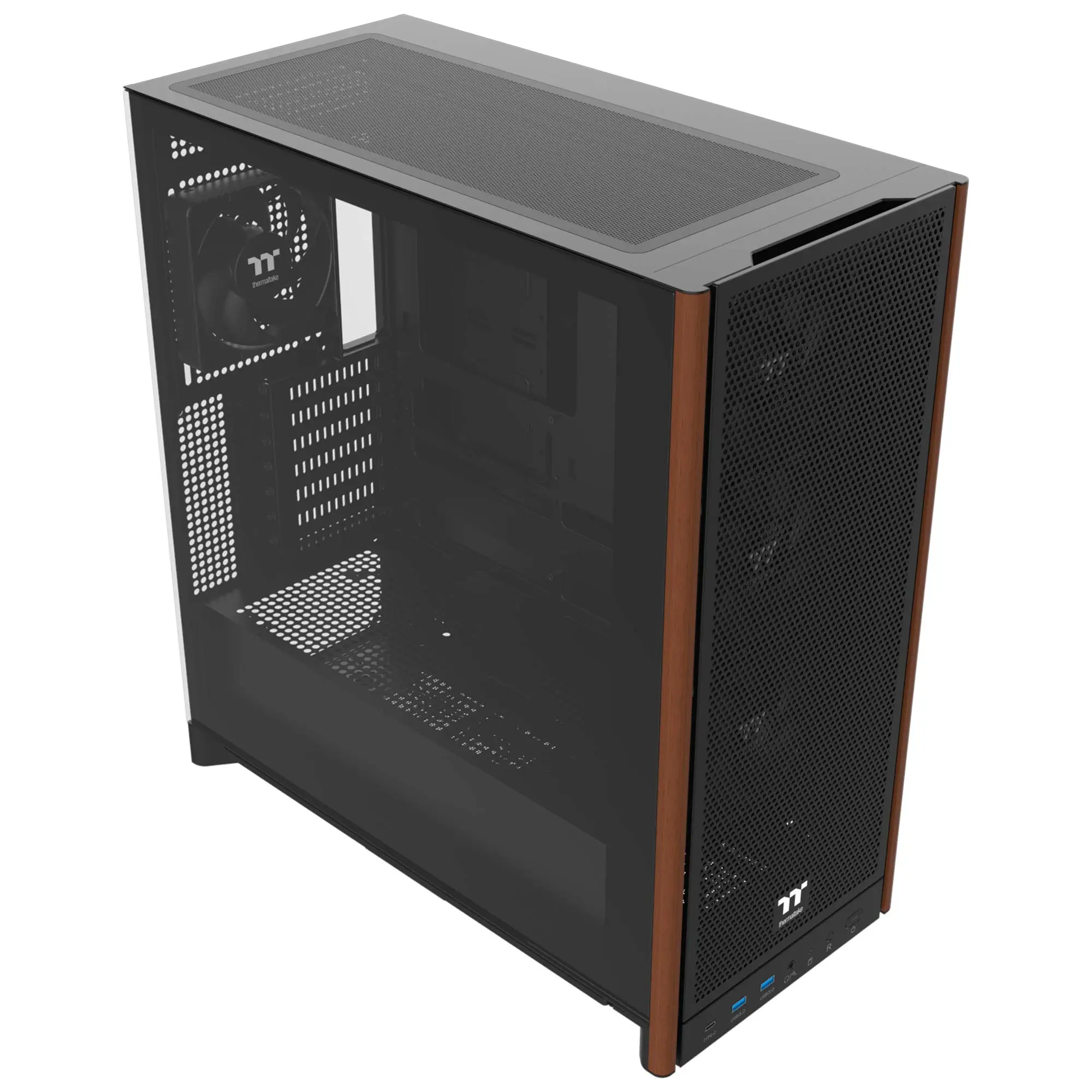 Thermaltake S370 WS, Vetro Temperato - Nero - immagine 5