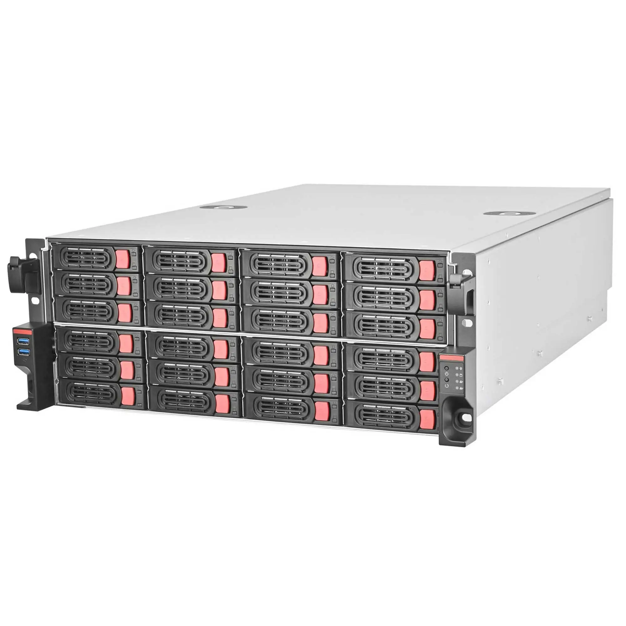Silverstone SST-RM43-324-RS Rackmount Server - 4U - Grigio