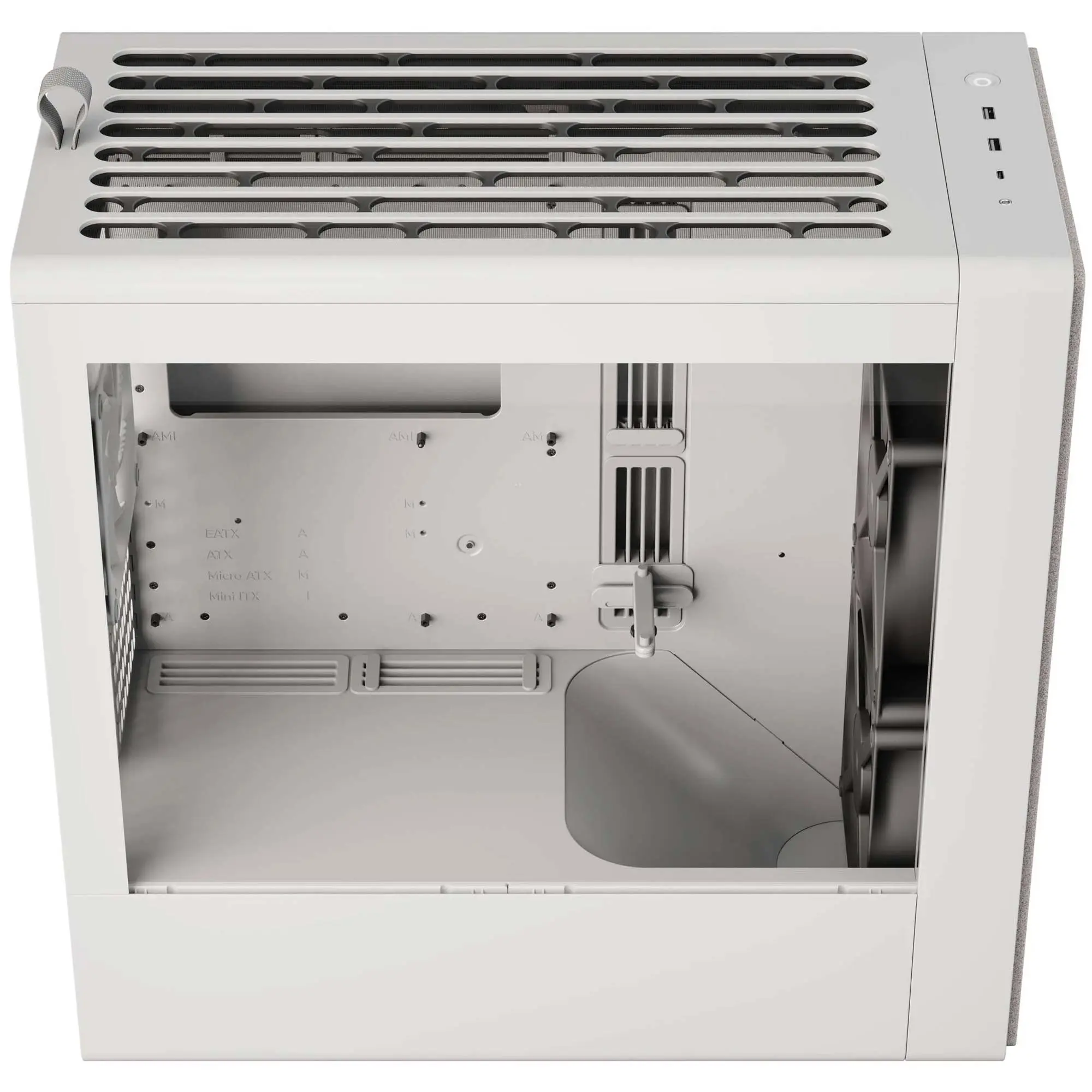 HAVN BF 360 Flow, E-ATX, Tempered Glass - Bianco - immagine 3