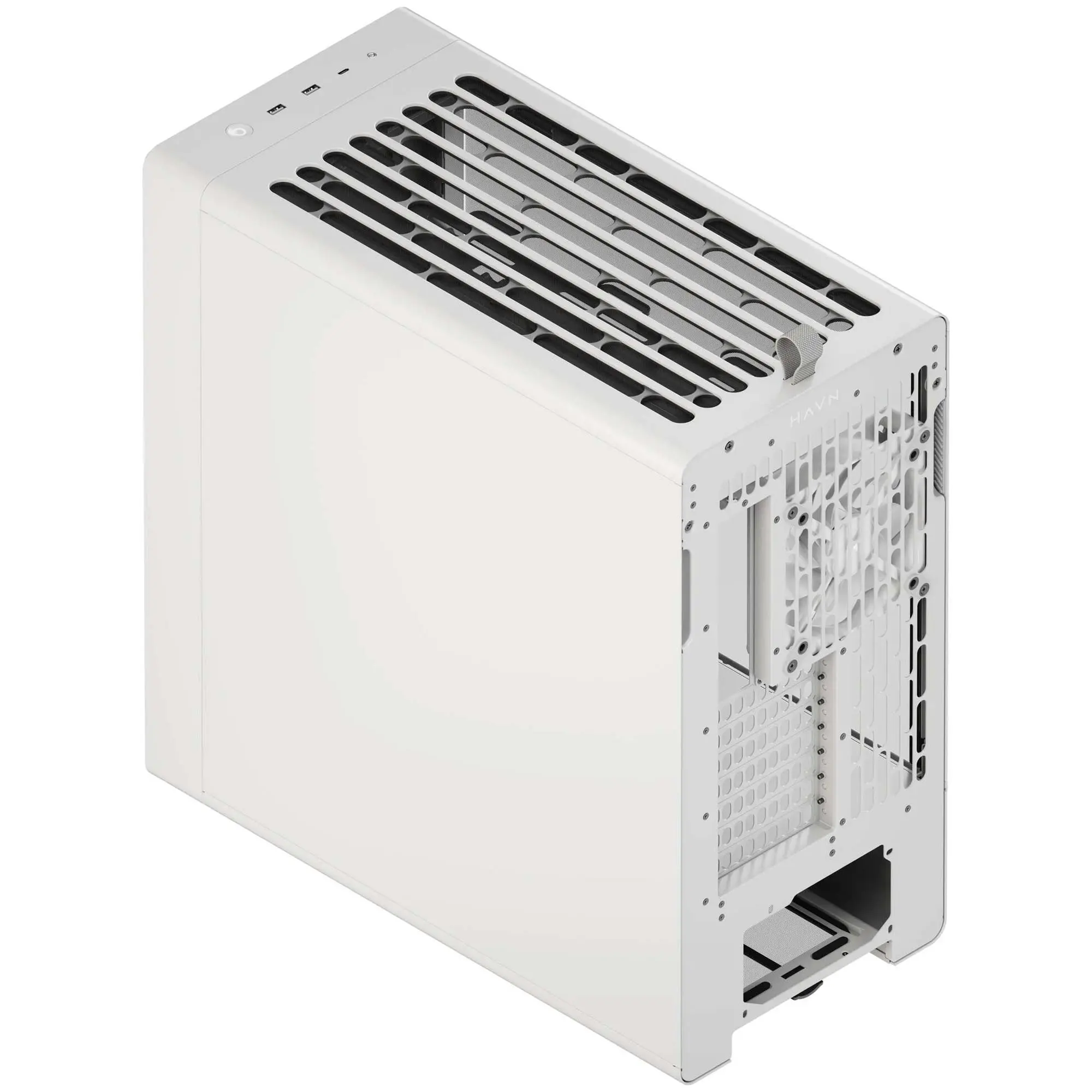 HAVN BF 360 Flow, E-ATX, Tempered Glass - Bianco - immagine 5