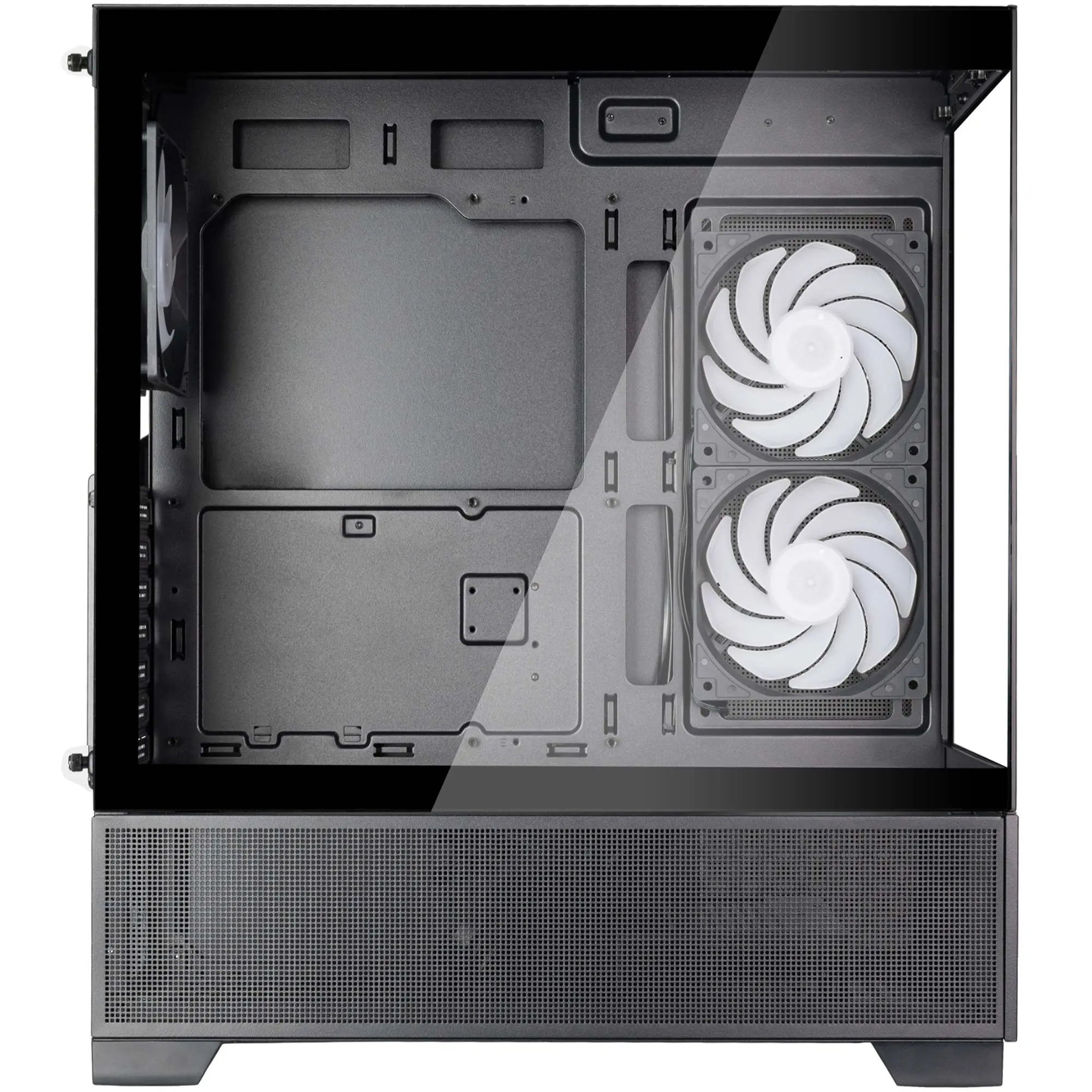 SilverStone Lucid 05 Gaming Case, Vetro Temperato - Nero - immagine 3