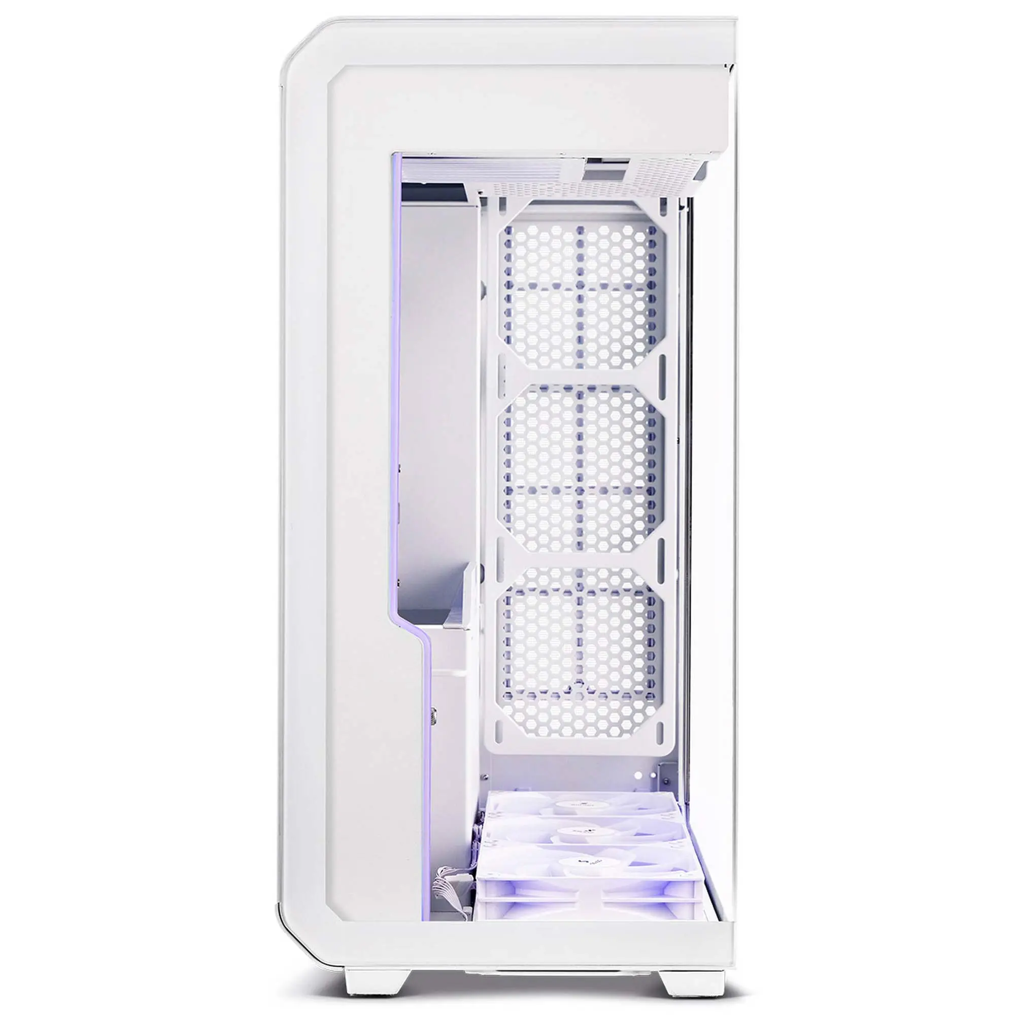 Ssupd Xhuttle Case ATX - Tempered Glass, Bianco - immagine 4