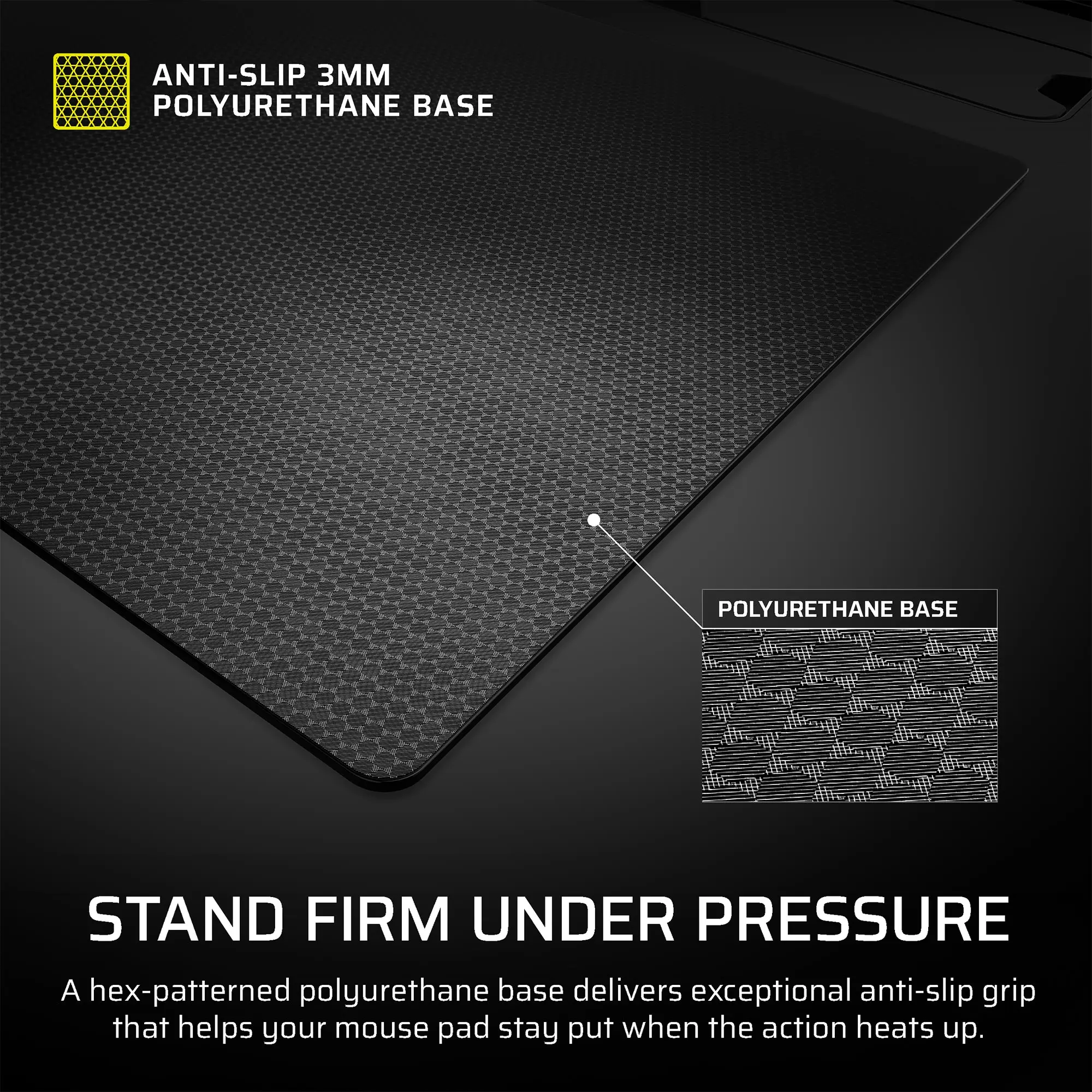 Corsair Gaming MM Glass Mouse Pad - Nero - immagine 3