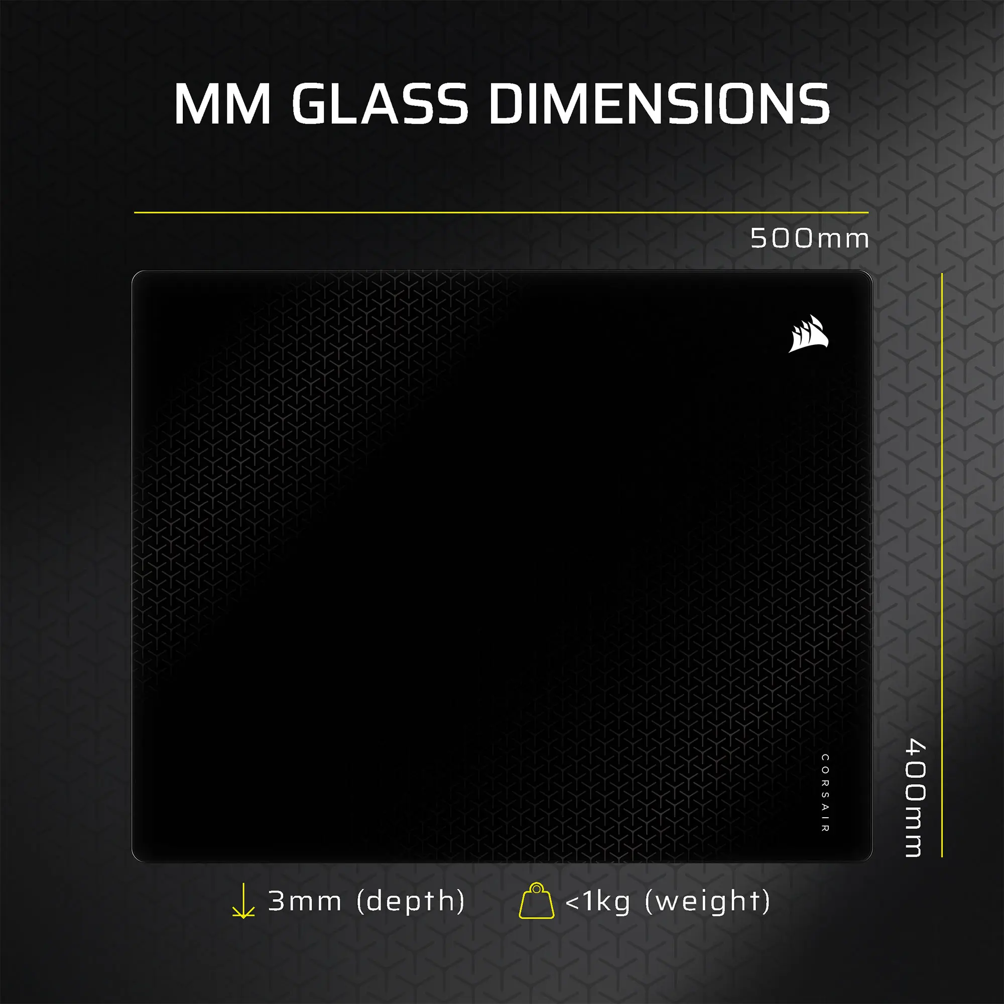 Corsair Gaming MM Glass Mouse Pad - Nero - immagine 6