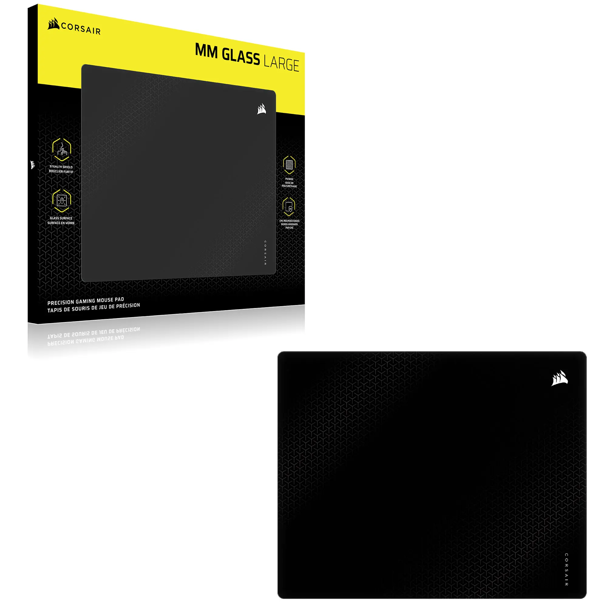 Corsair Gaming MM Glass Mouse Pad - Nero - immagine 7