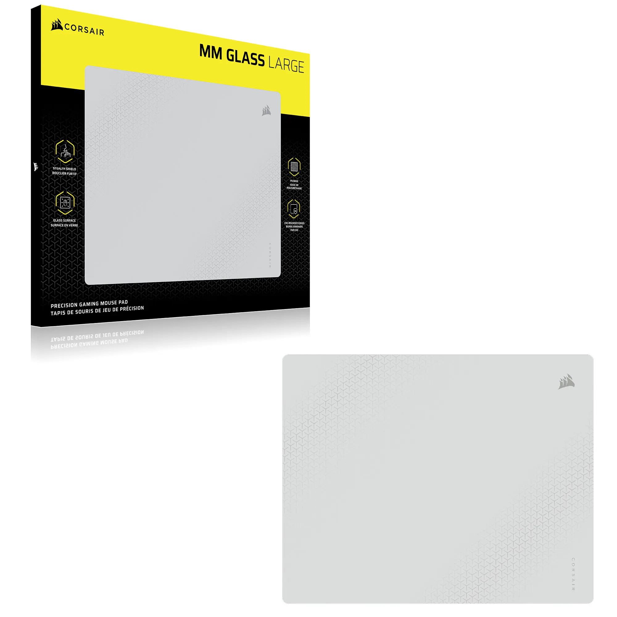 Corsair Gaming MM Glass Mouse Pad - Grigio - immagine 7