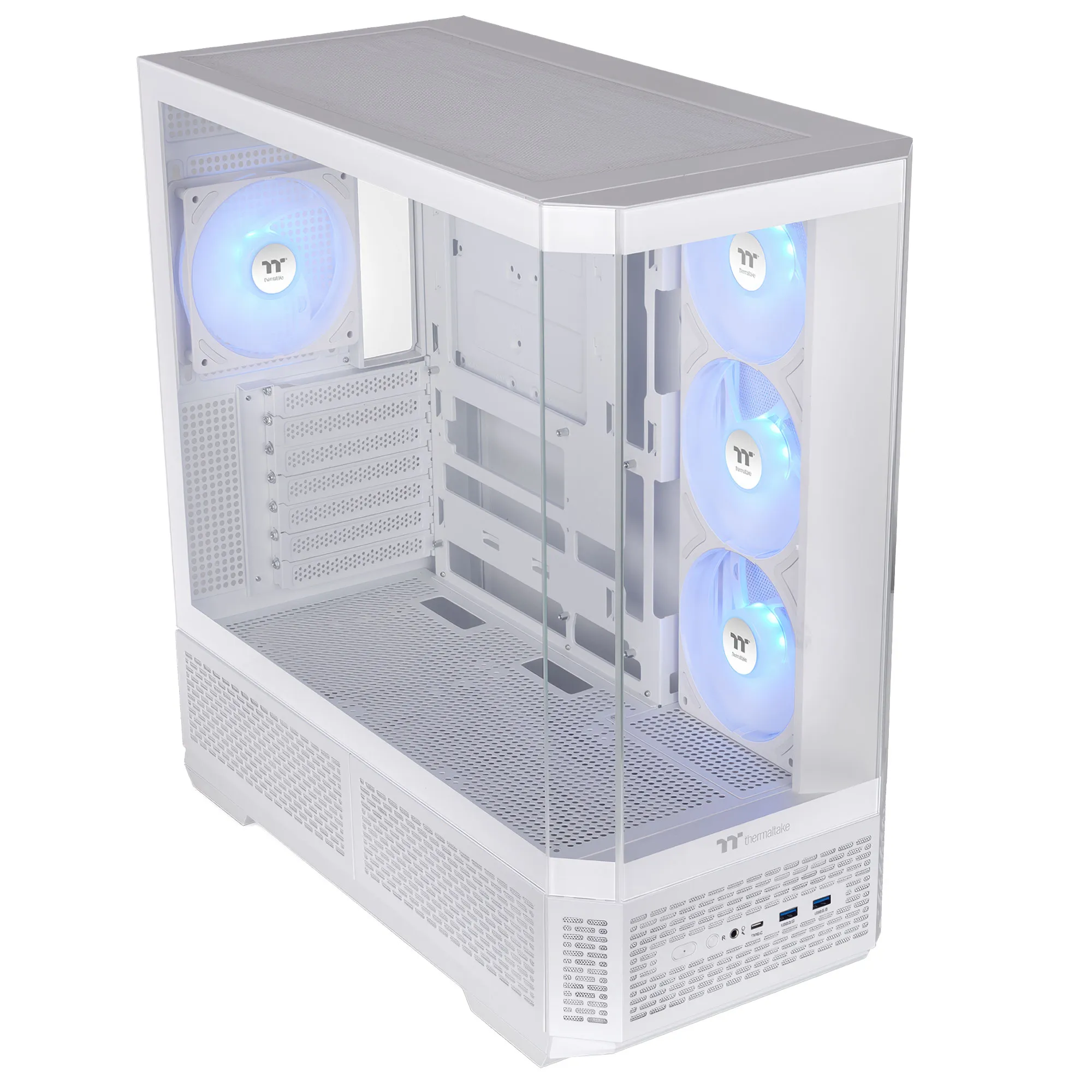 Thermaltake View 370 TG - Snow Withe - immagine 2