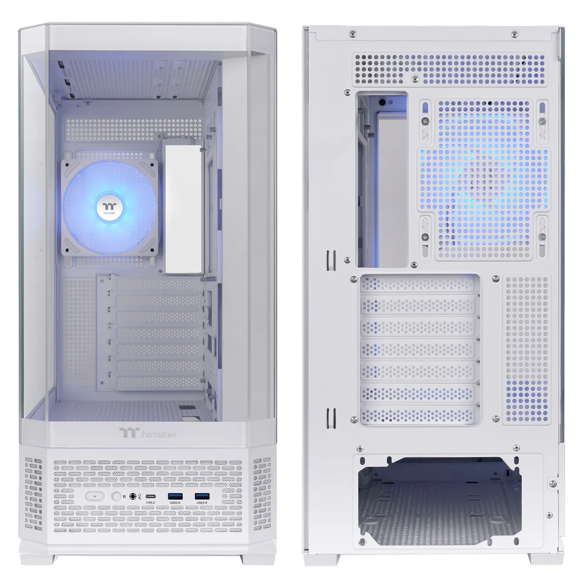 Thermaltake View 370 TG - Snow Withe - immagine 5