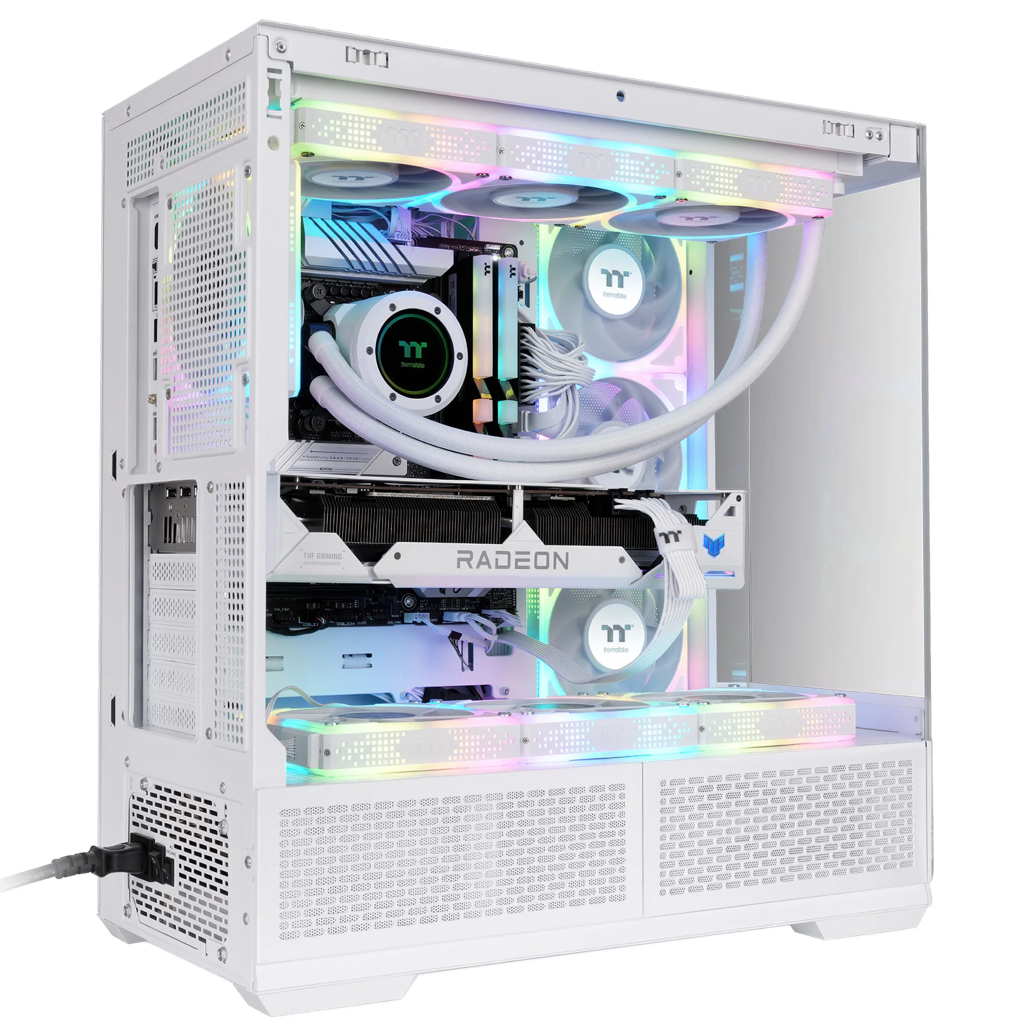 Thermaltake View 370 TG - Snow Withe - immagine 6