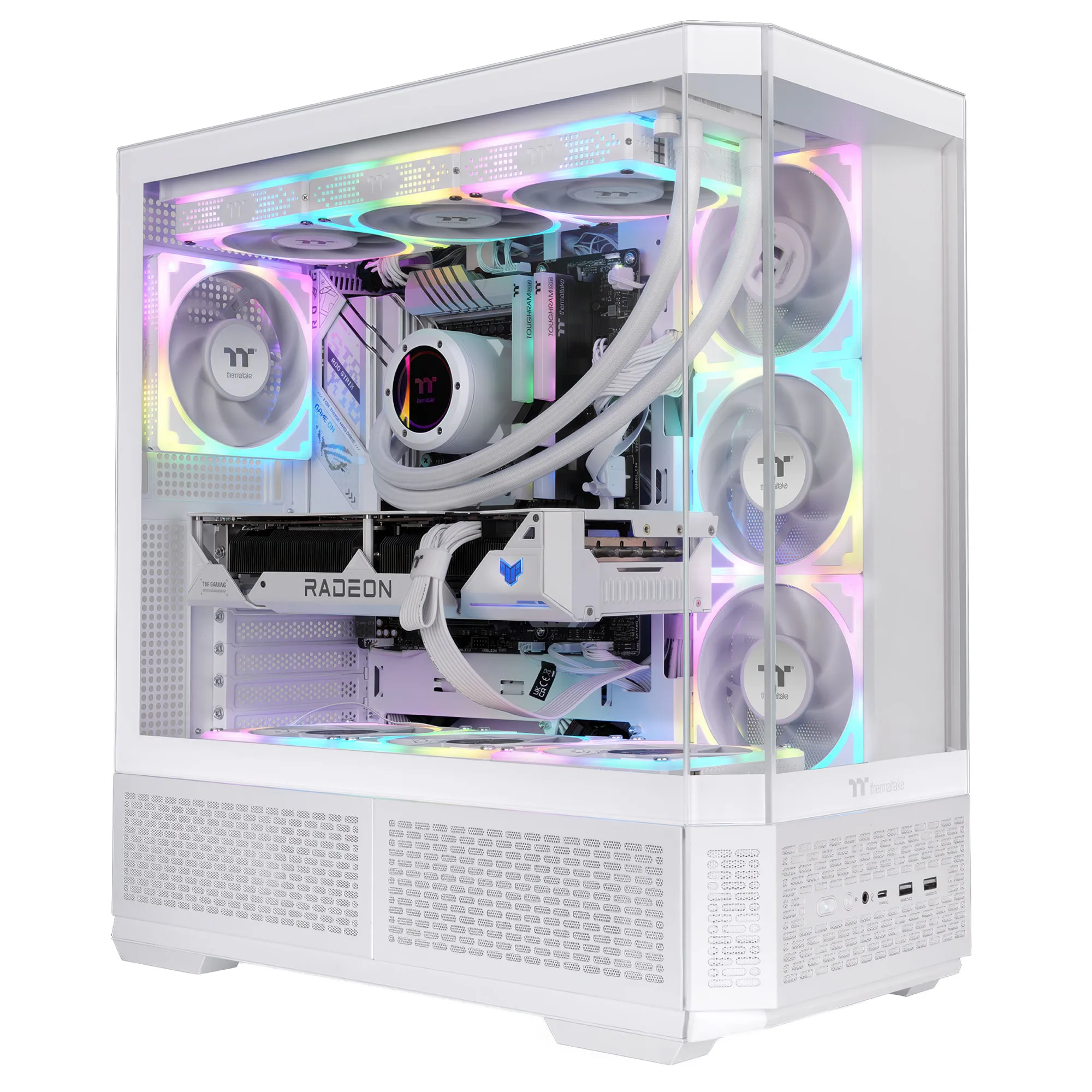 Thermaltake View 370 TG - Snow Withe - immagine 7