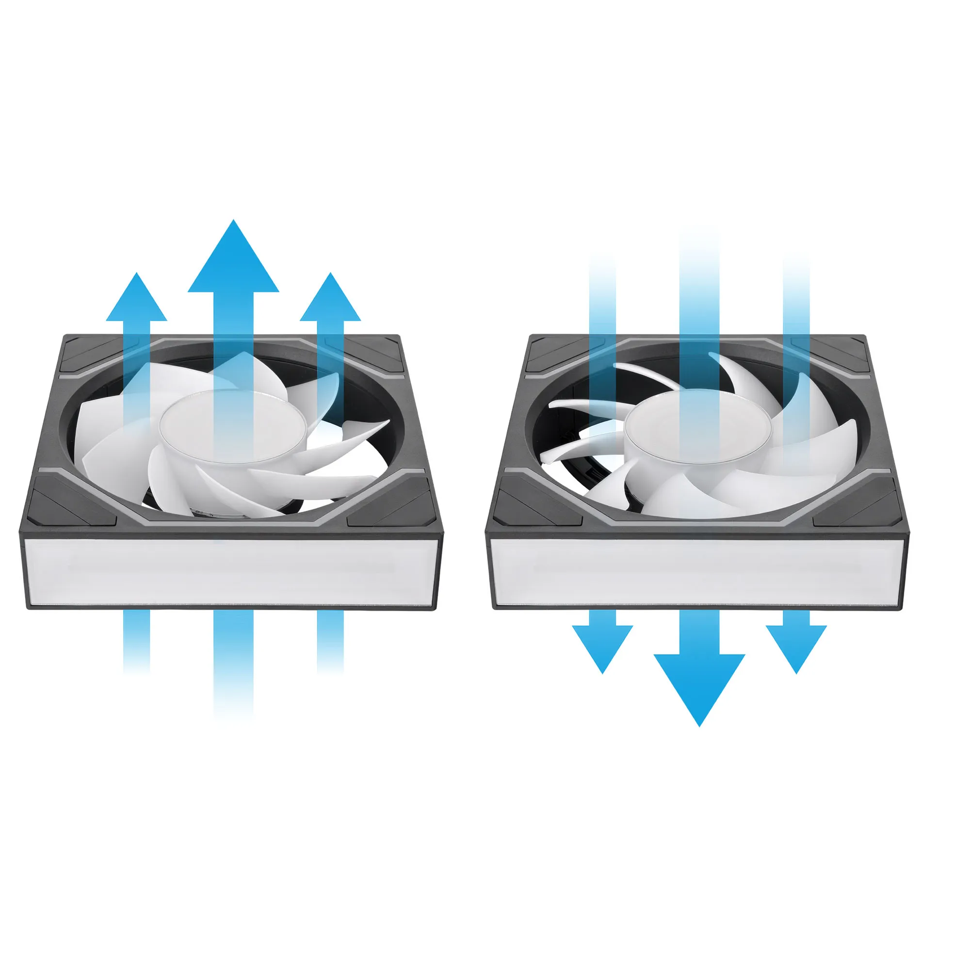 Thermaltake SWAFAN 120 EX INFINITY Sync PC Cooling Fan, 120mm, Nero - Kit 3 Pezzi - immagine 5