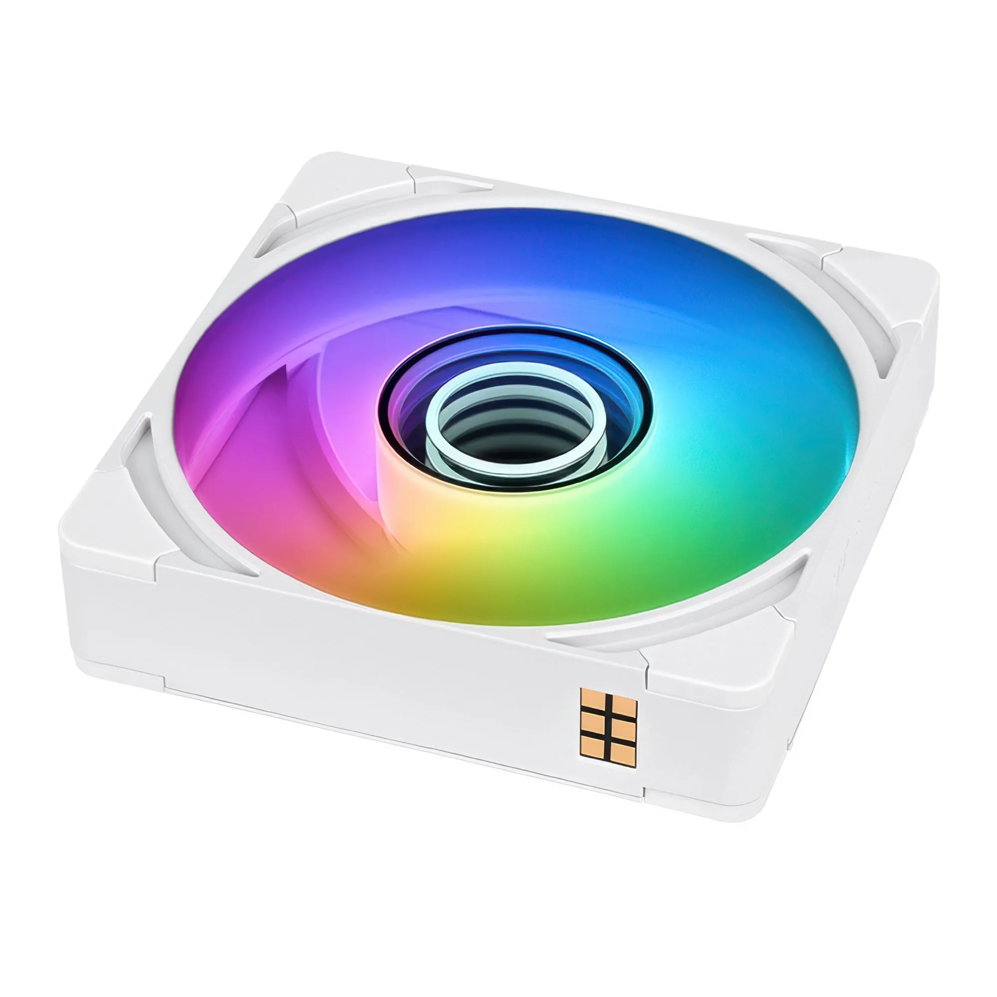 Thermaltake CT120 EX INFINITY ARGB Sync PC Cooling Fan, 120mm, Snow White - Kit 3 Pezzi - immagine 2