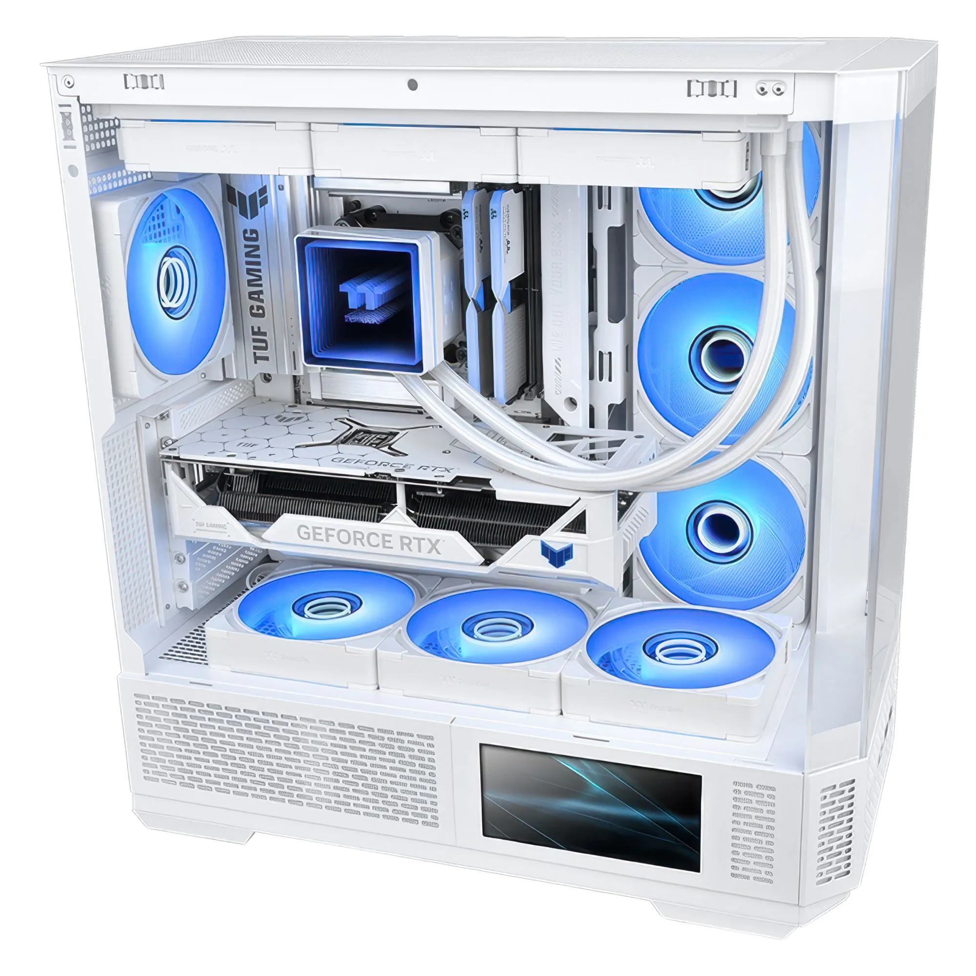 Thermaltake CT120 EX INFINITY ARGB Sync PC Cooling Fan, 120mm, Snow White - Kit 3 Pezzi - immagine 7