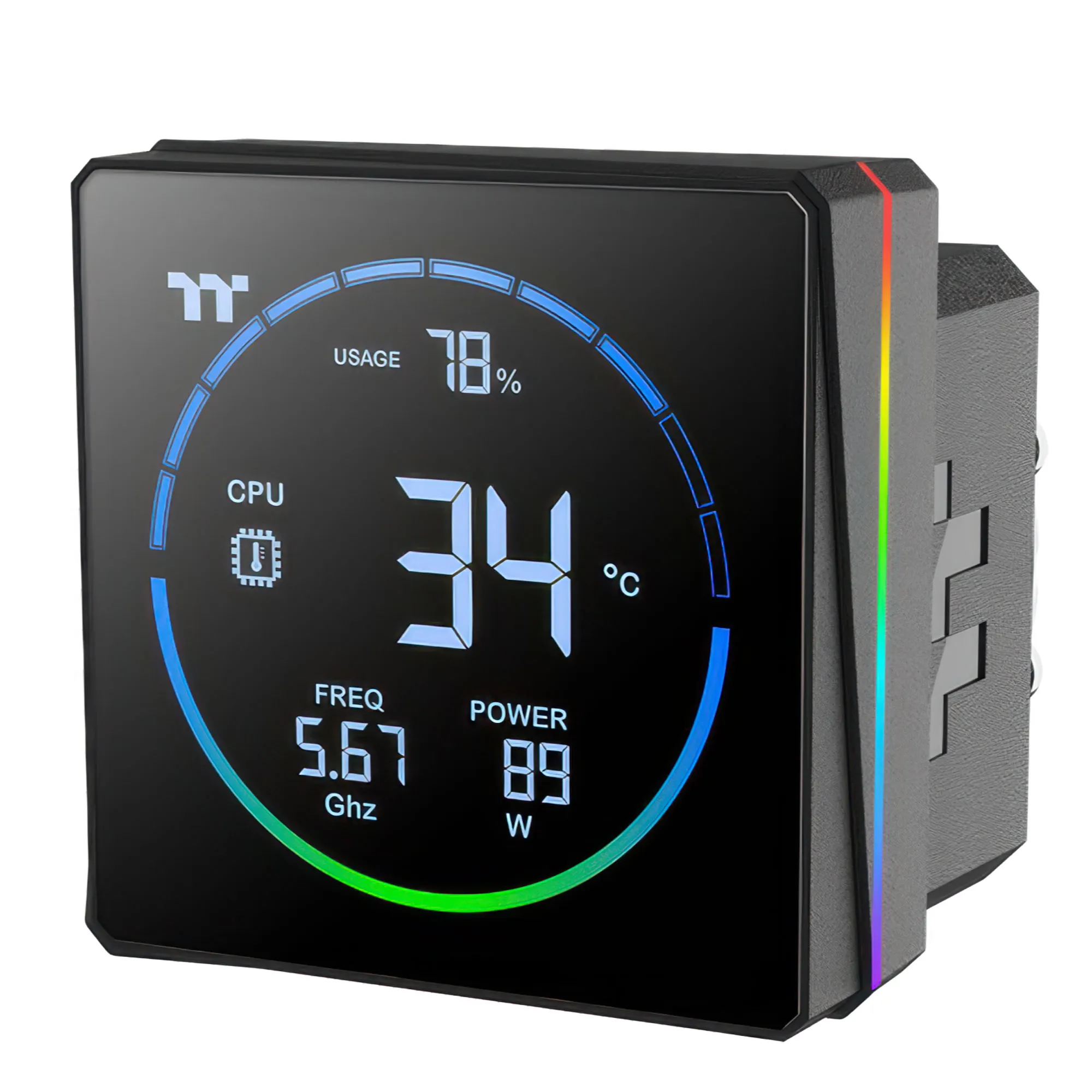Thermaltake TH360-S V3 ARGB Sync - Dissipatore AIO Liquid Cooler 360mm Nero - immagine 4