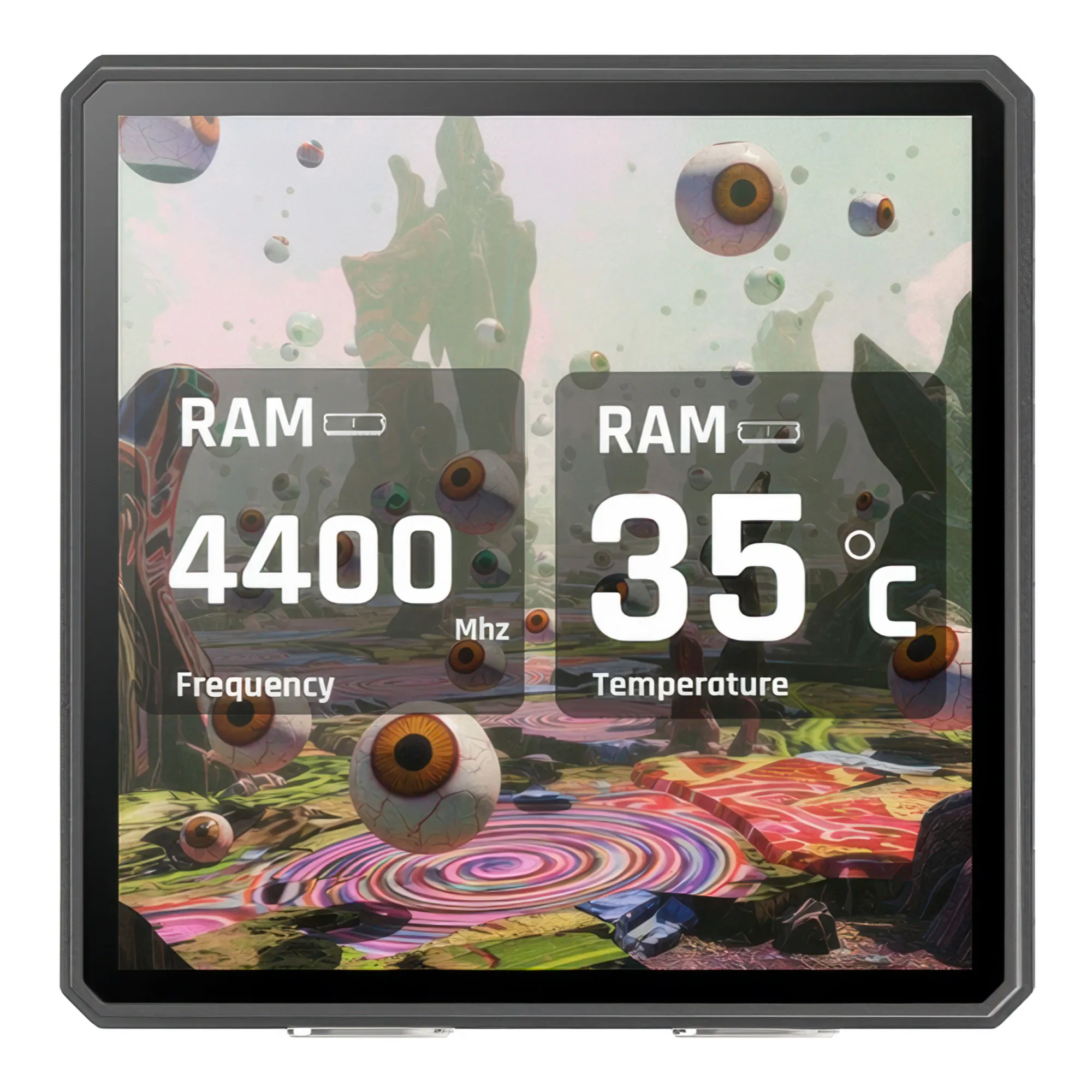 Thermaltake TH360 V3 Ultra ARGB Sync - Nero - AIO Liquid Cooler 360mm con LCD 3.95" - immagine 3