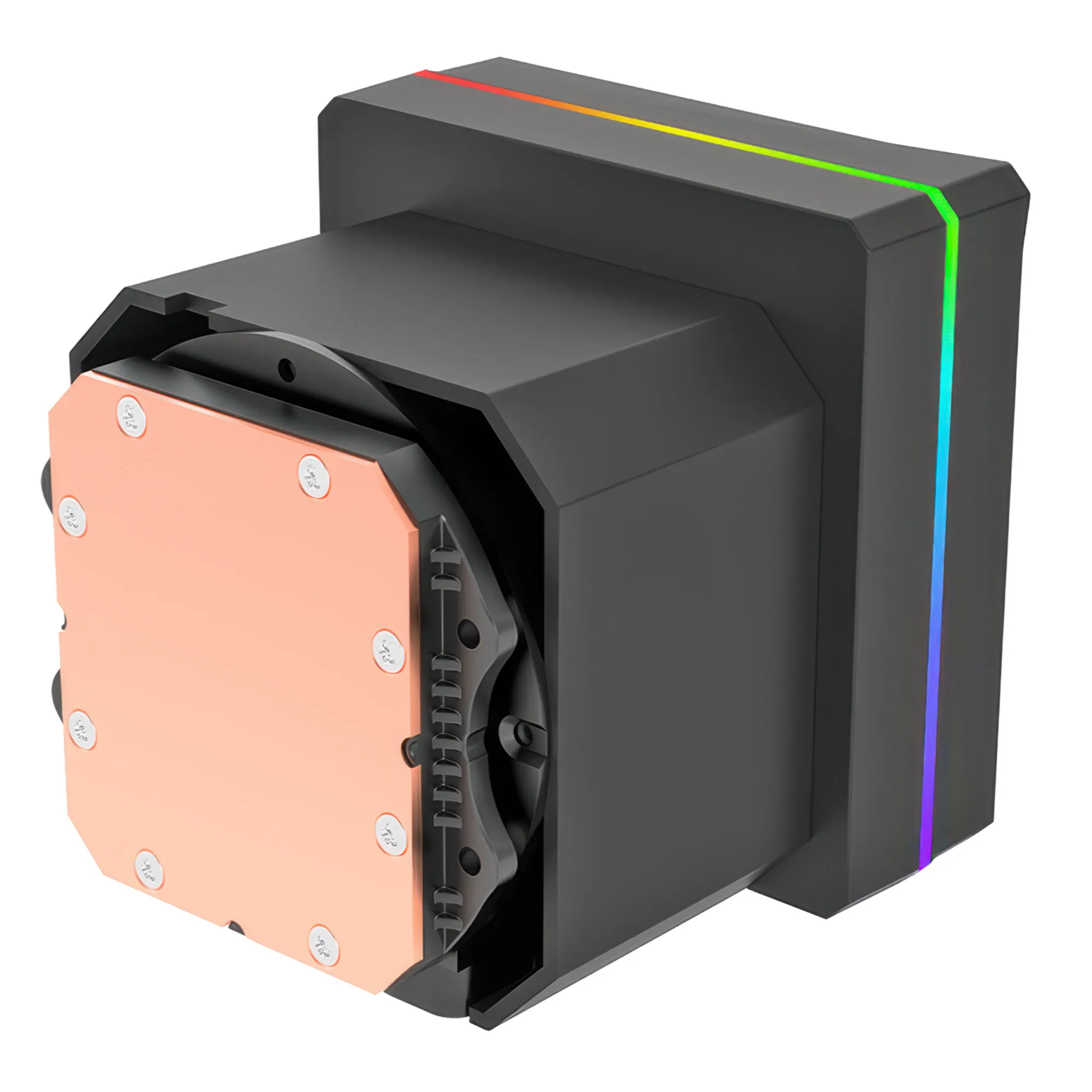 Thermaltake TH360 V3 Ultra ARGB Sync - Nero - AIO Liquid Cooler 360mm con LCD 3.95" - immagine 5