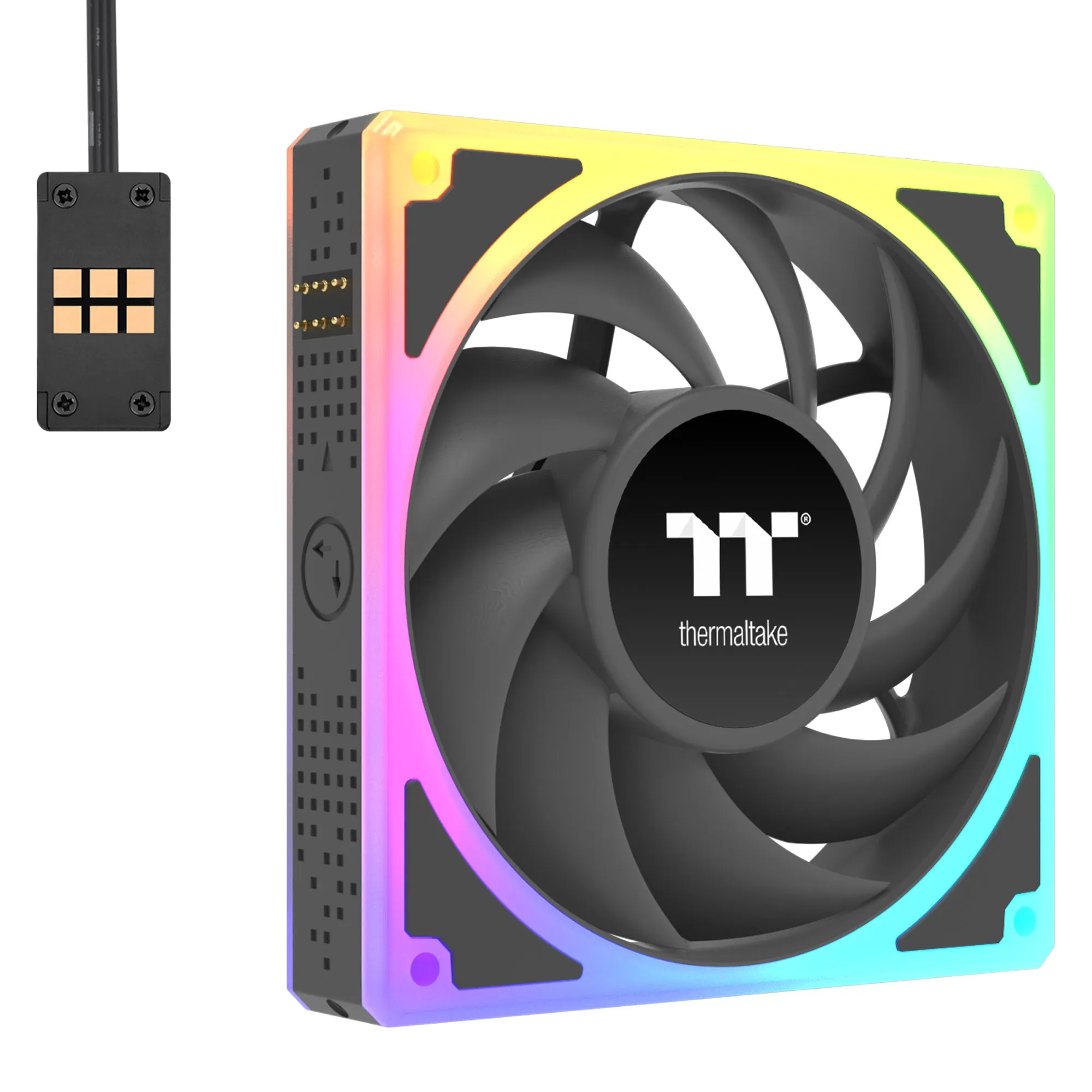 Thermaltake MAGCurve 360 Ultra ARGB Sync - Nero - Dissipatore AIO 360mm con display AMOLED curvo 6.67" - immagine 2