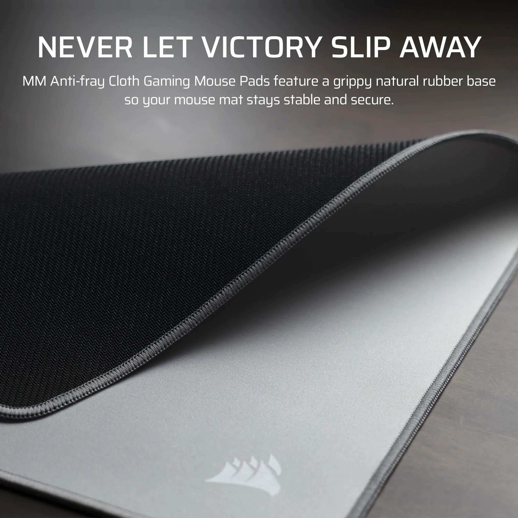 Corsair MM Anti-fray Cloth Gaming Mouse Pad XXL Grigio - Tappetino in tessuto micro-woven con bordi anti-sfrangiamento - immagine 4