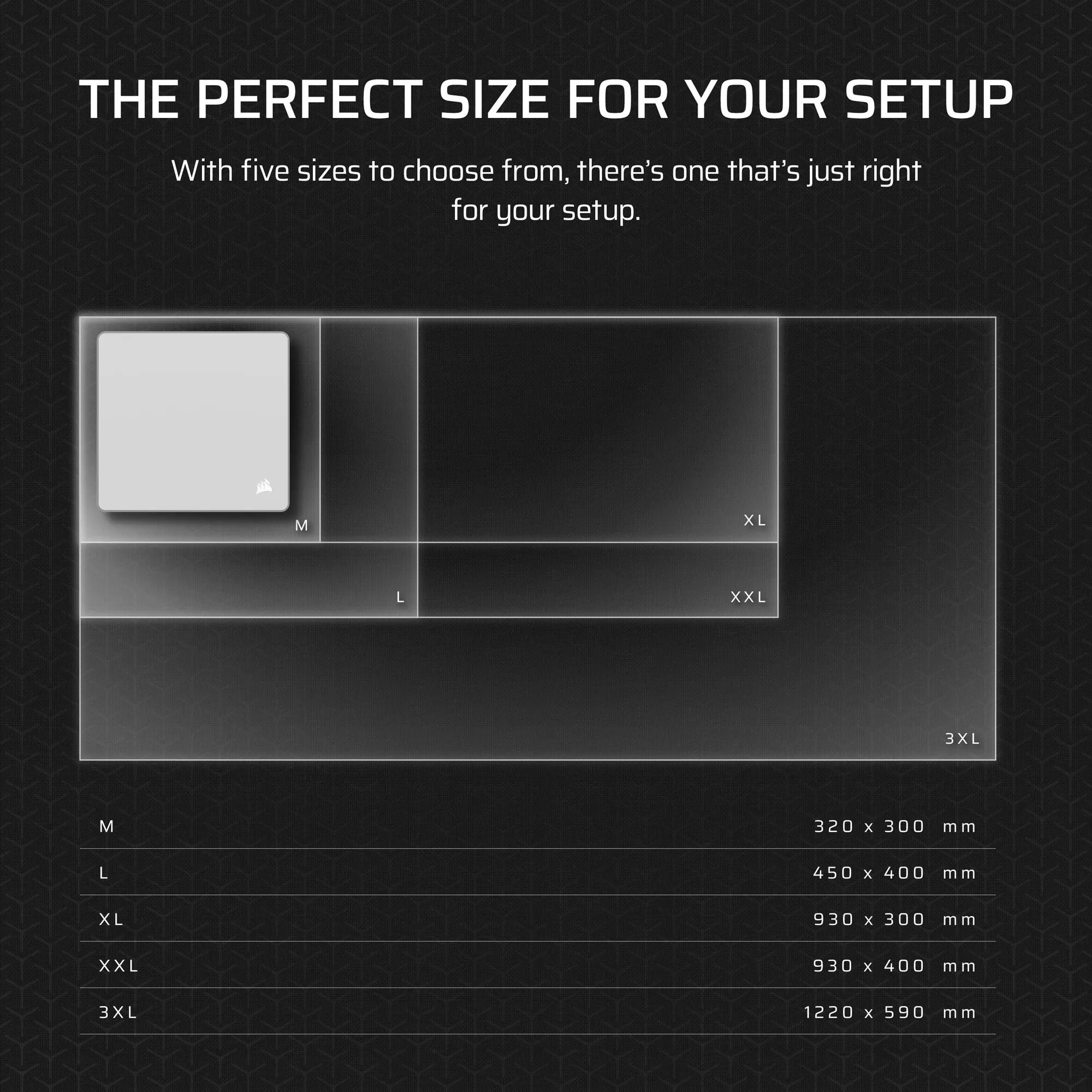 Corsair MM Anti-fray Cloth Gaming Mouse Pad XXL Grigio - Tappetino in tessuto micro-woven con bordi anti-sfrangiamento - immagine 6