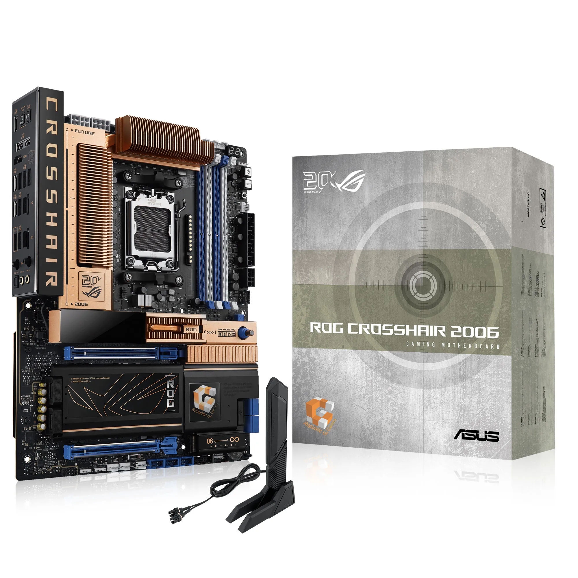Asus ROG Crosshair 2006 - Scheda madre AM5 EATX DDR5 20? Anniversario ROG - immagine 6