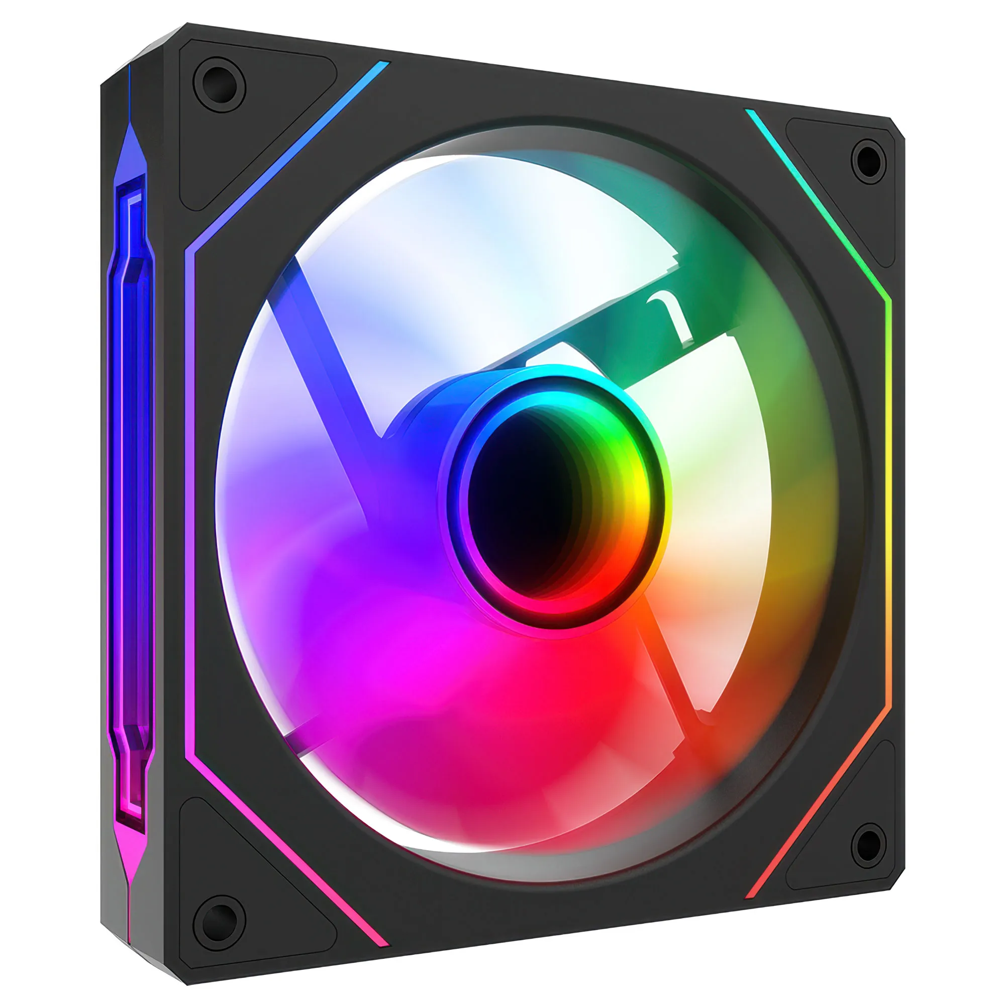 iTek INFINITY - Nera - Ventola Case 120mm ARGB PWM con Effetto Infinity - immagine 2