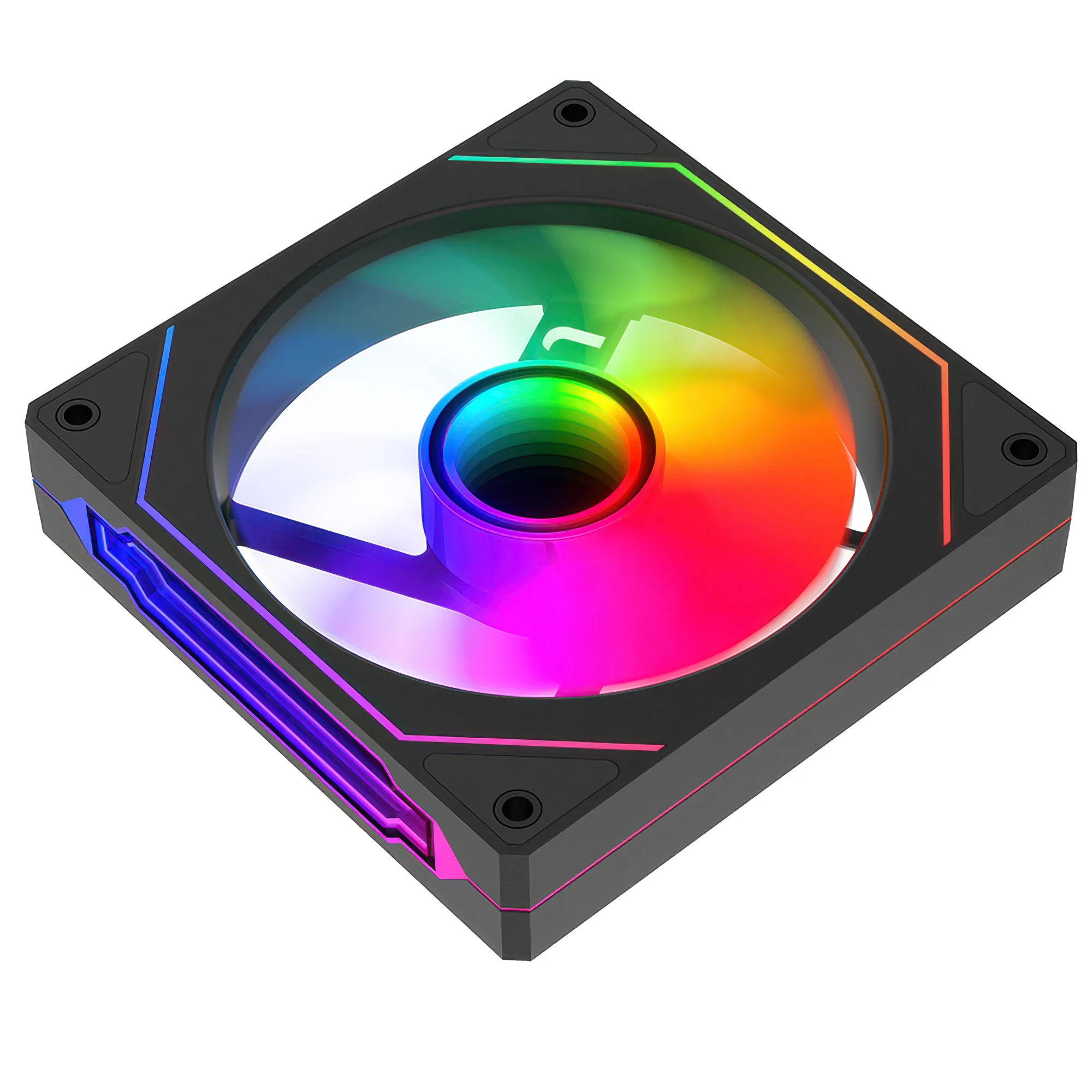 iTek INFINITY - Nera - Ventola Case 120mm ARGB PWM con Effetto Infinity - immagine 6
