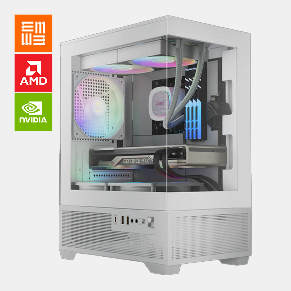 PROJECT ELEVEN // GHOST SHARD – PC GAMING RYZEN 5 7500F + RTX 5060 8GB | ELEVEN PC GAMING