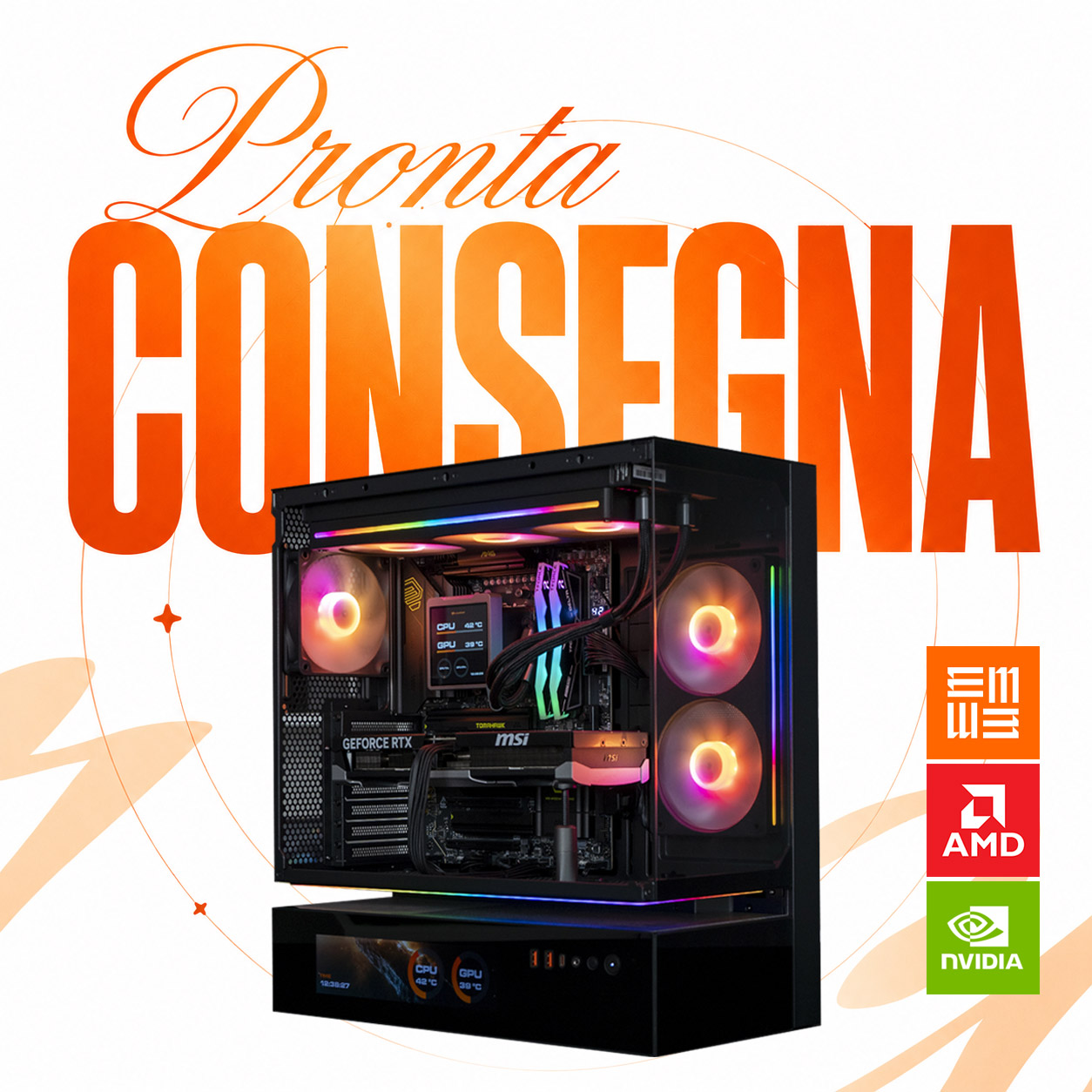 PROJECT ELEVEN // HELLFIRE – PC GAMING RYZEN 7 7800X3D + RTX 5070 | ELEVEN PC GAMING