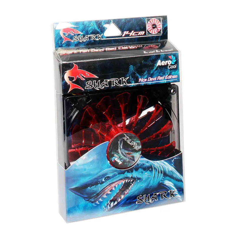 Aerocool Shark Devil Red Edition LED Fan - 140mm - immagine 4