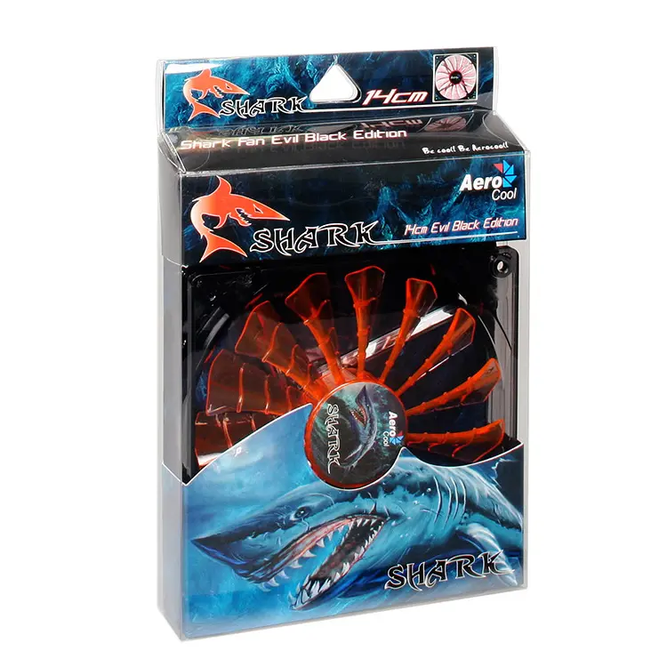 Aerocool Shark Evil Black Edition LED Fan - 140mm - immagine 5