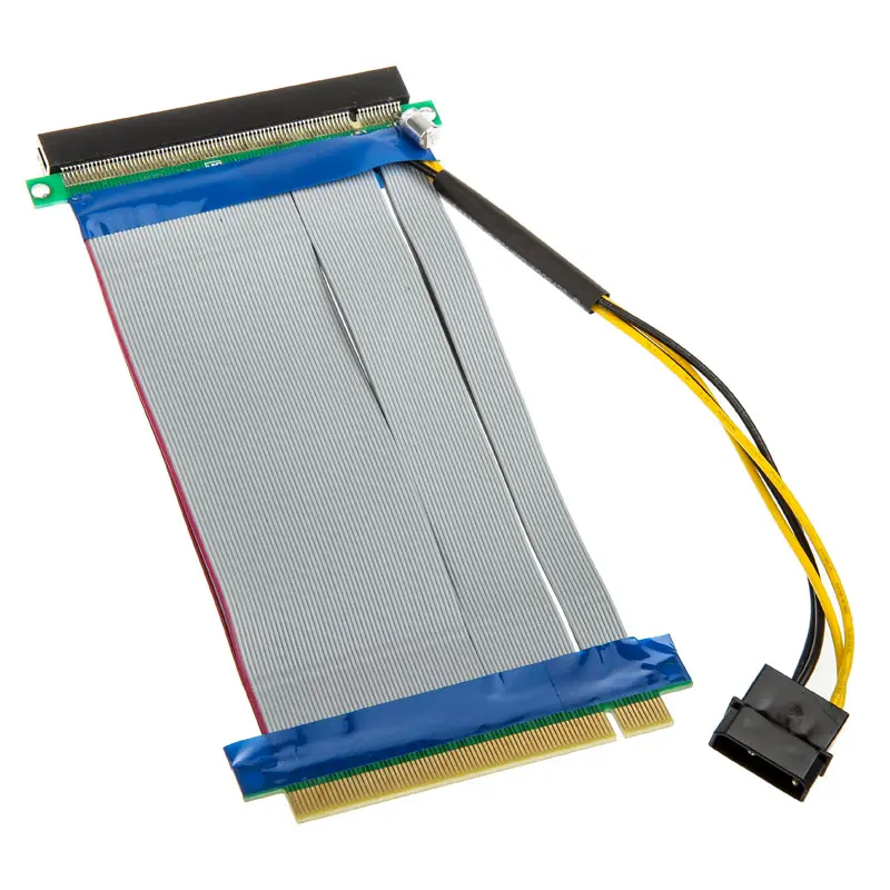 Kolink Riser Card PCI-E 16x // 16x con Molex Alimentazione - 19cm - immagine 2