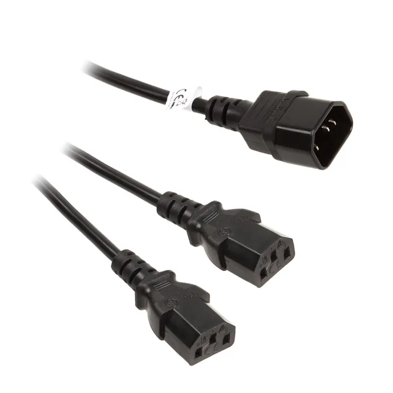 InLine Cavo alimentazione Y da 1x a 2x prese IEC - 1,8m