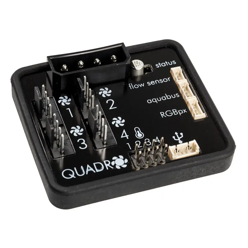 aqua computer QUADRO Controller per Fan PWM / LED RGBpx