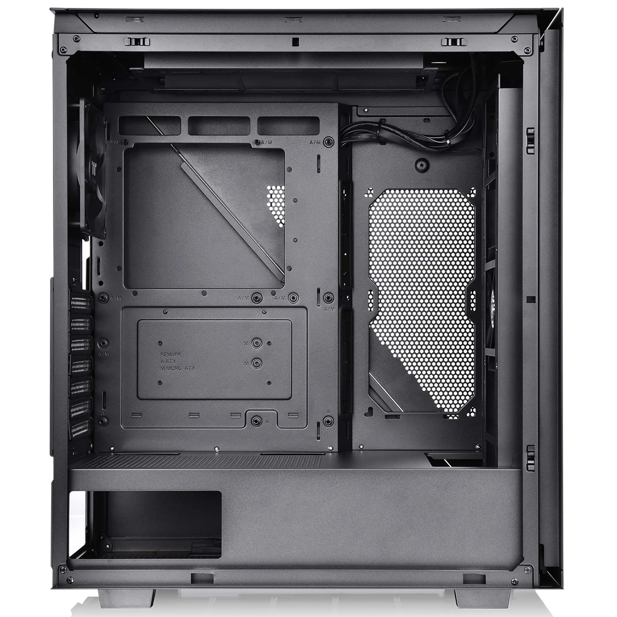 Thermaltake Divider 500 TG Air, Tempered Glass - Nero - immagine 2