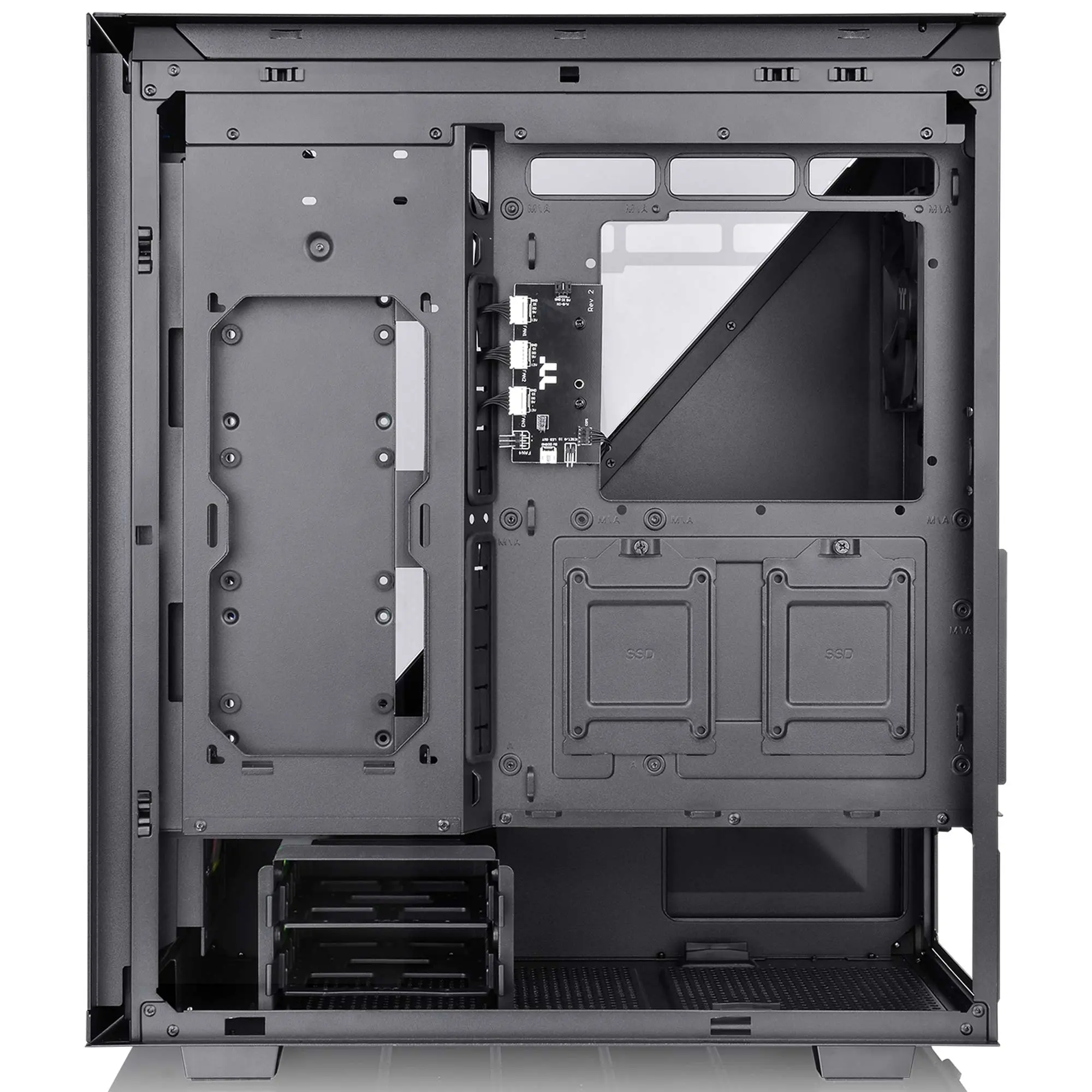 Thermaltake Divider 500 TG Air, Tempered Glass - Nero - immagine 3