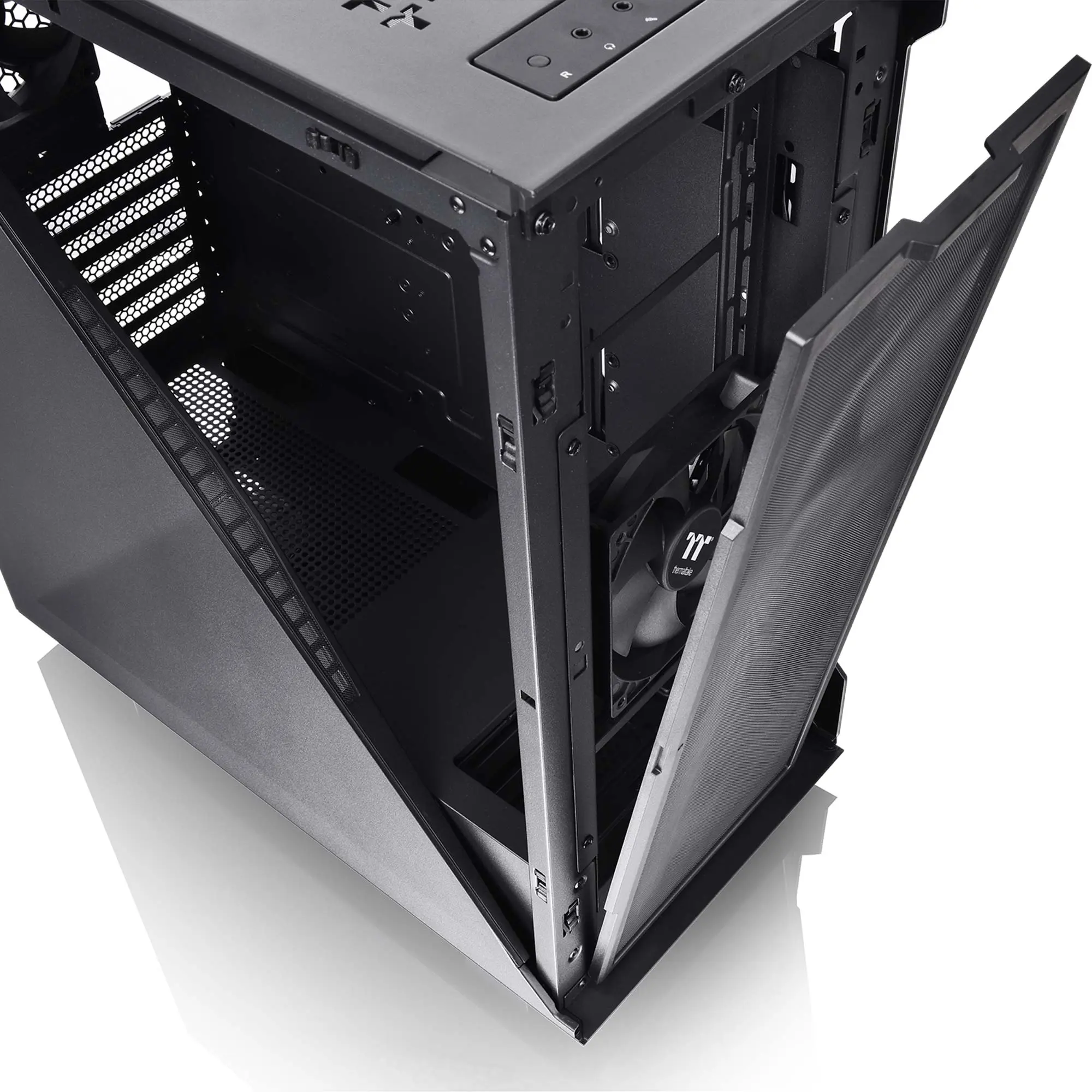 Thermaltake Divider 500 TG Air, Tempered Glass - Nero - immagine 4