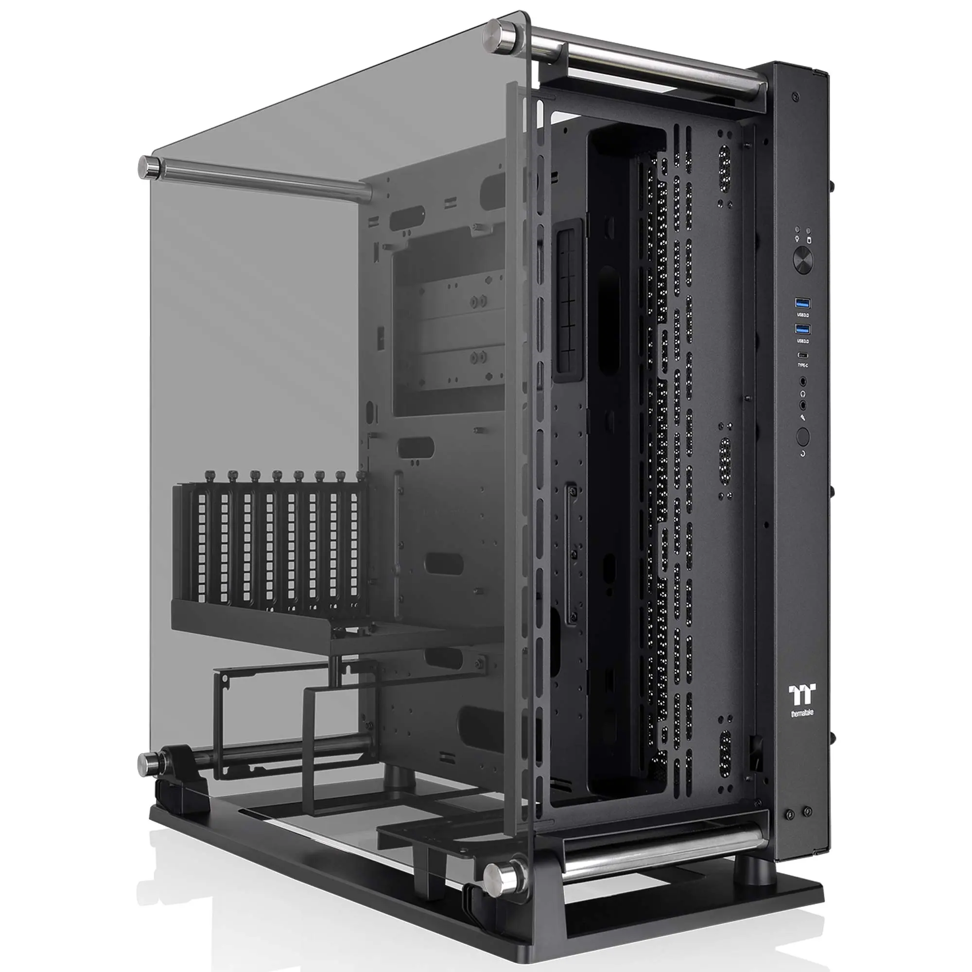 Thermaltake Core P3 TG Pro, Mid-Tower, Vetro Temprato - Nero