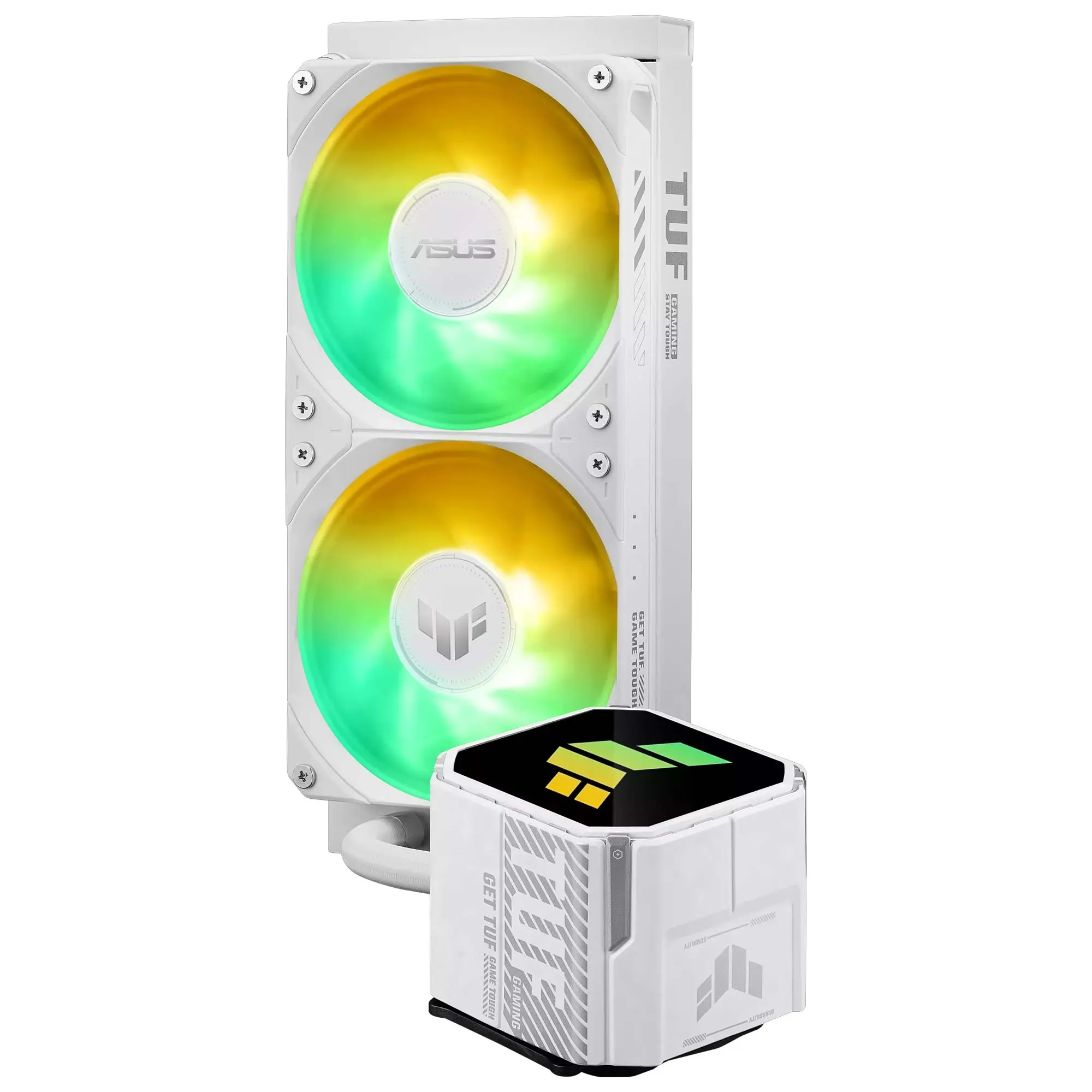 Asus TUF GAMING LC III 240 ARGB AIO CPU Liquid Cooler - 240mm - Bianco - immagine 4