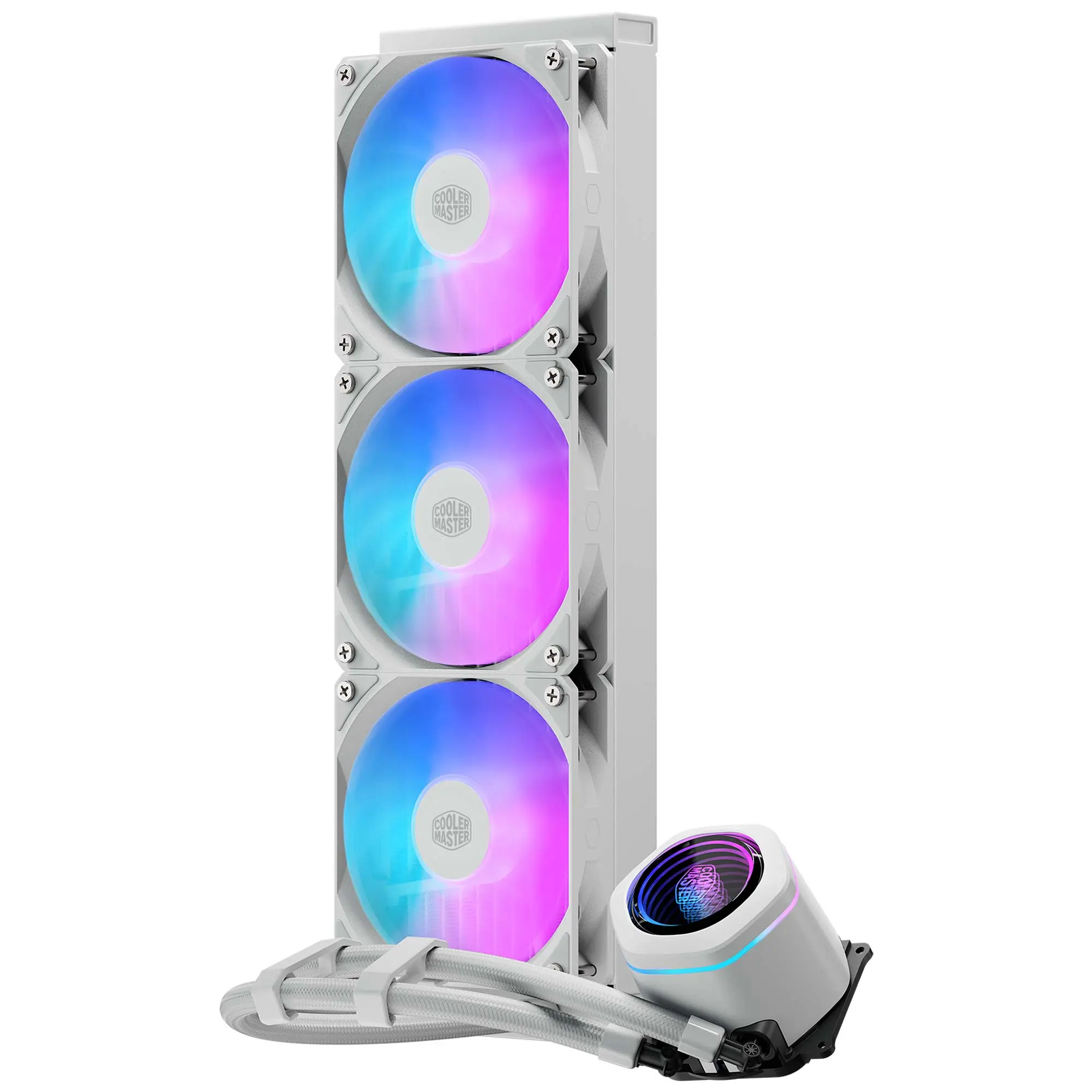 Cooler Master MasterLiquid Core Nex ARGB AIO - Bianco - 360 mm - immagine 2