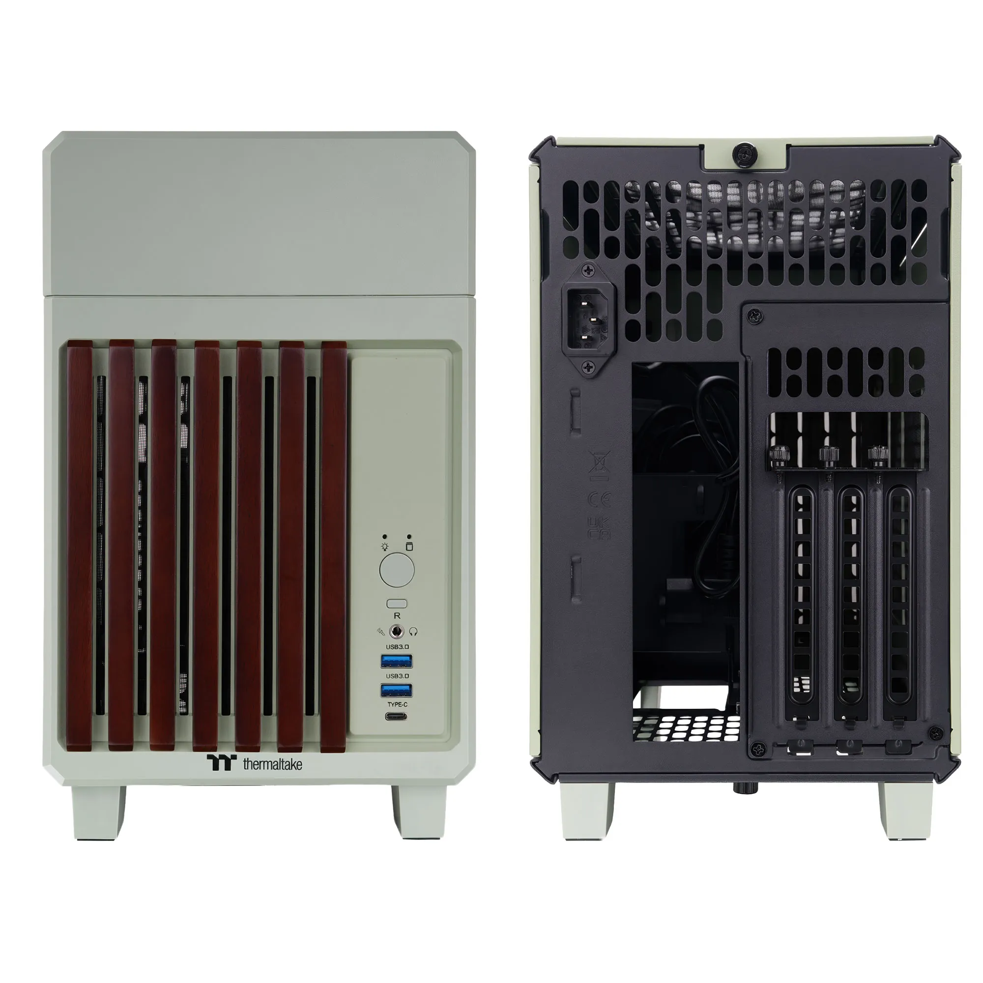 Thermaltake TR100 WS Matcha Green - Case Mini Tower Mini-ITX - immagine 5