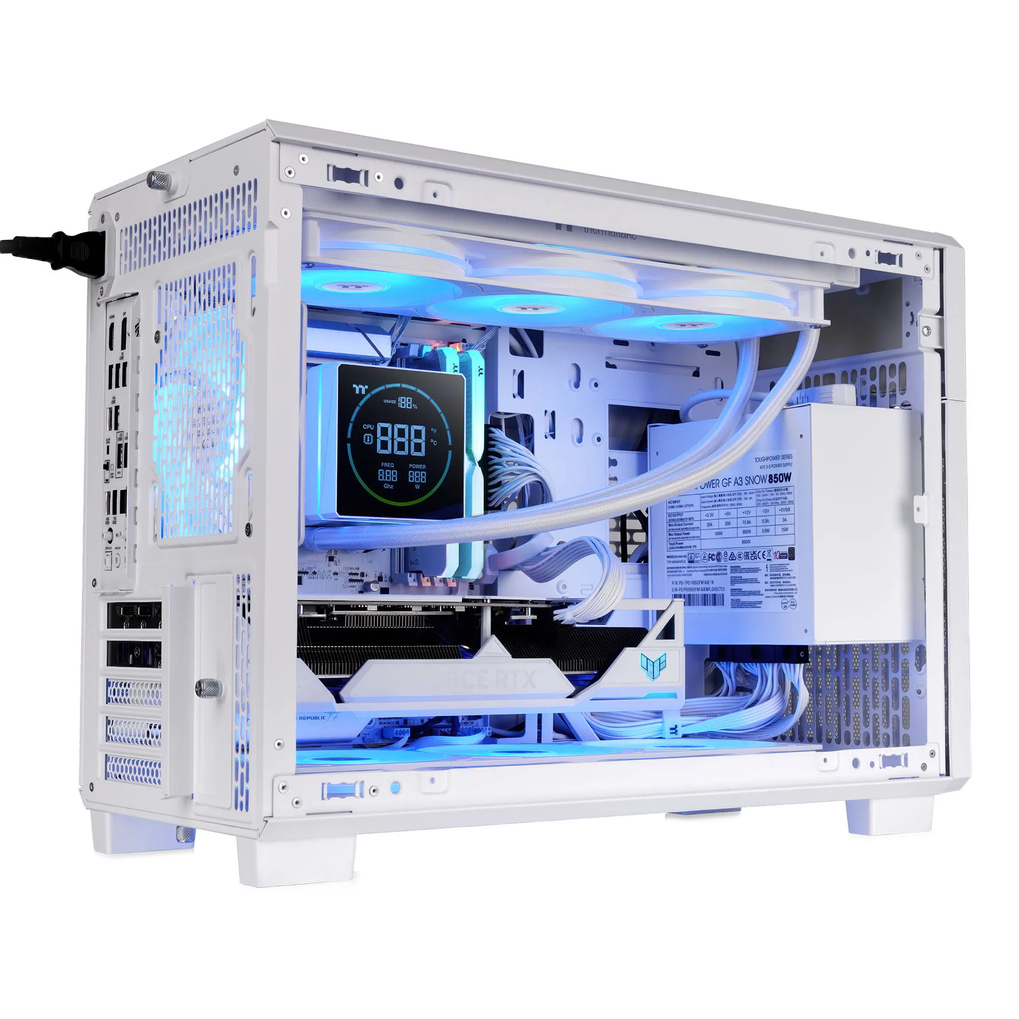 Thermaltake TR200 Micro Chassis - Snow White - immagine 6