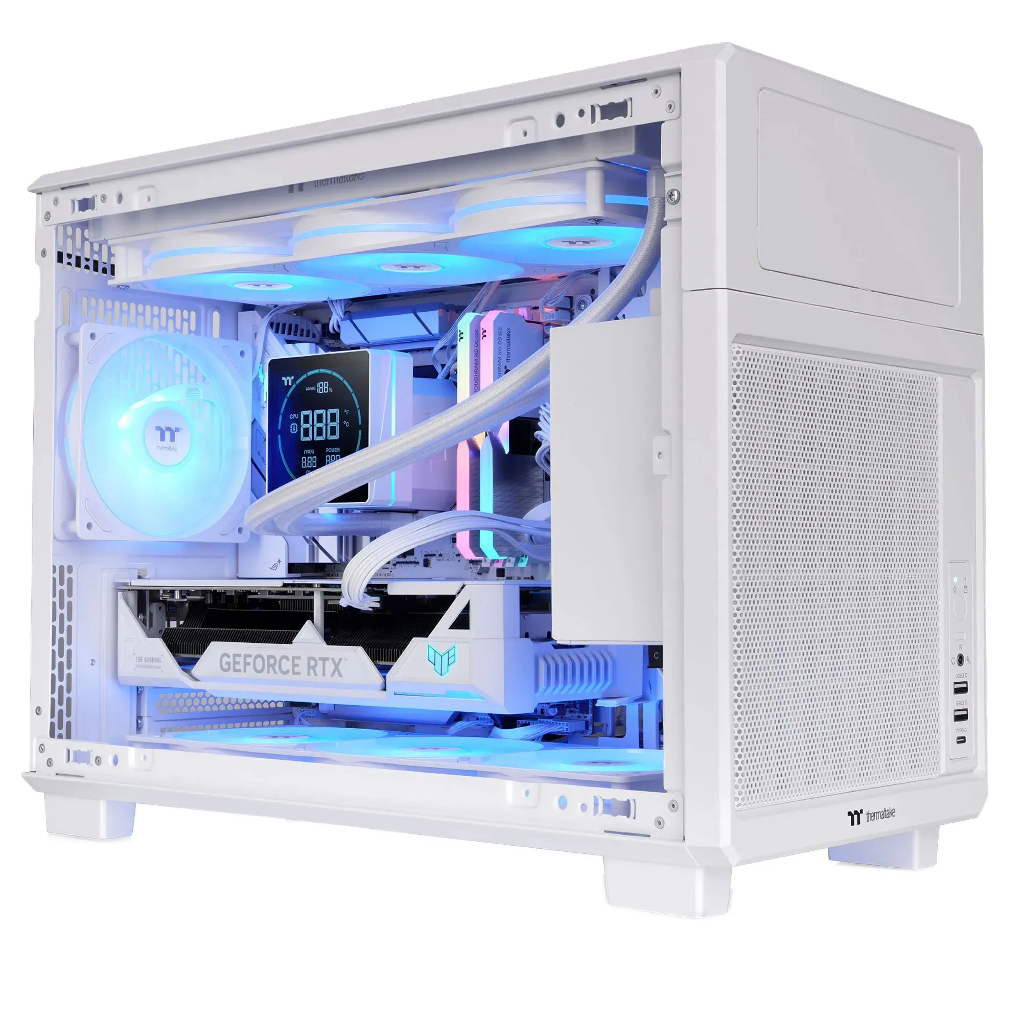 Thermaltake TR200 Micro Chassis - Snow White - immagine 7