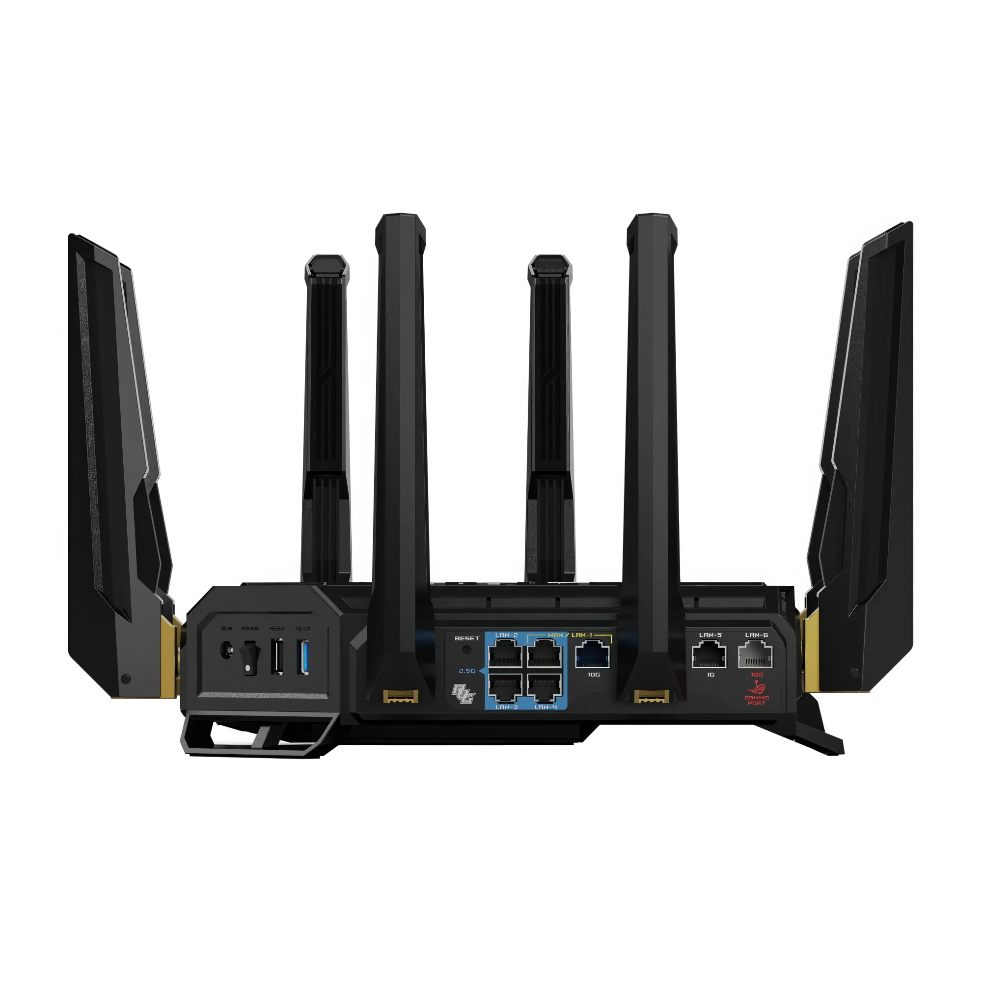 ASUS ROG Rapture GT-BE98 Pro Edition 20 - Router Gaming WiFi 7 Quad-Band, Dual 10G, 20° Anniversario - immagine 6