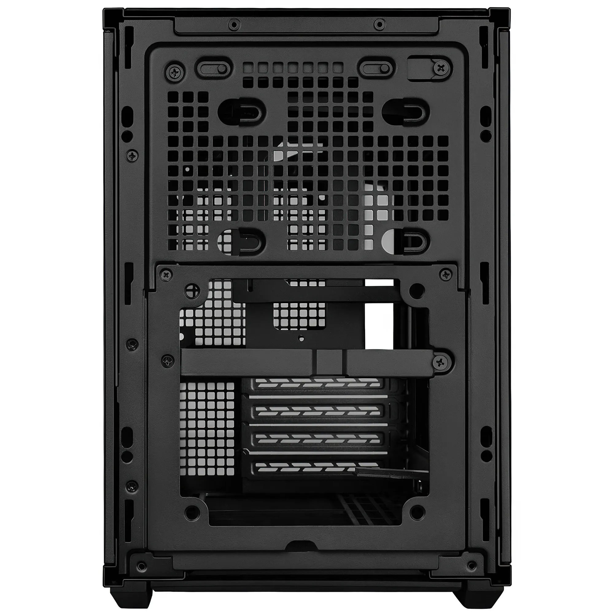 Lian Li x DAN Cases B4 Mesh - Case Micro-ATX Compatto SFF - Nero - immagine 3