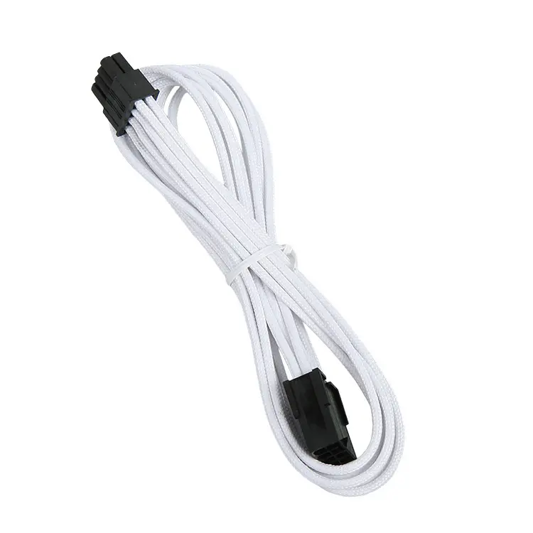 BitFenix Prolunga 8-Pin 45cm - sleeved Bianco/Nero